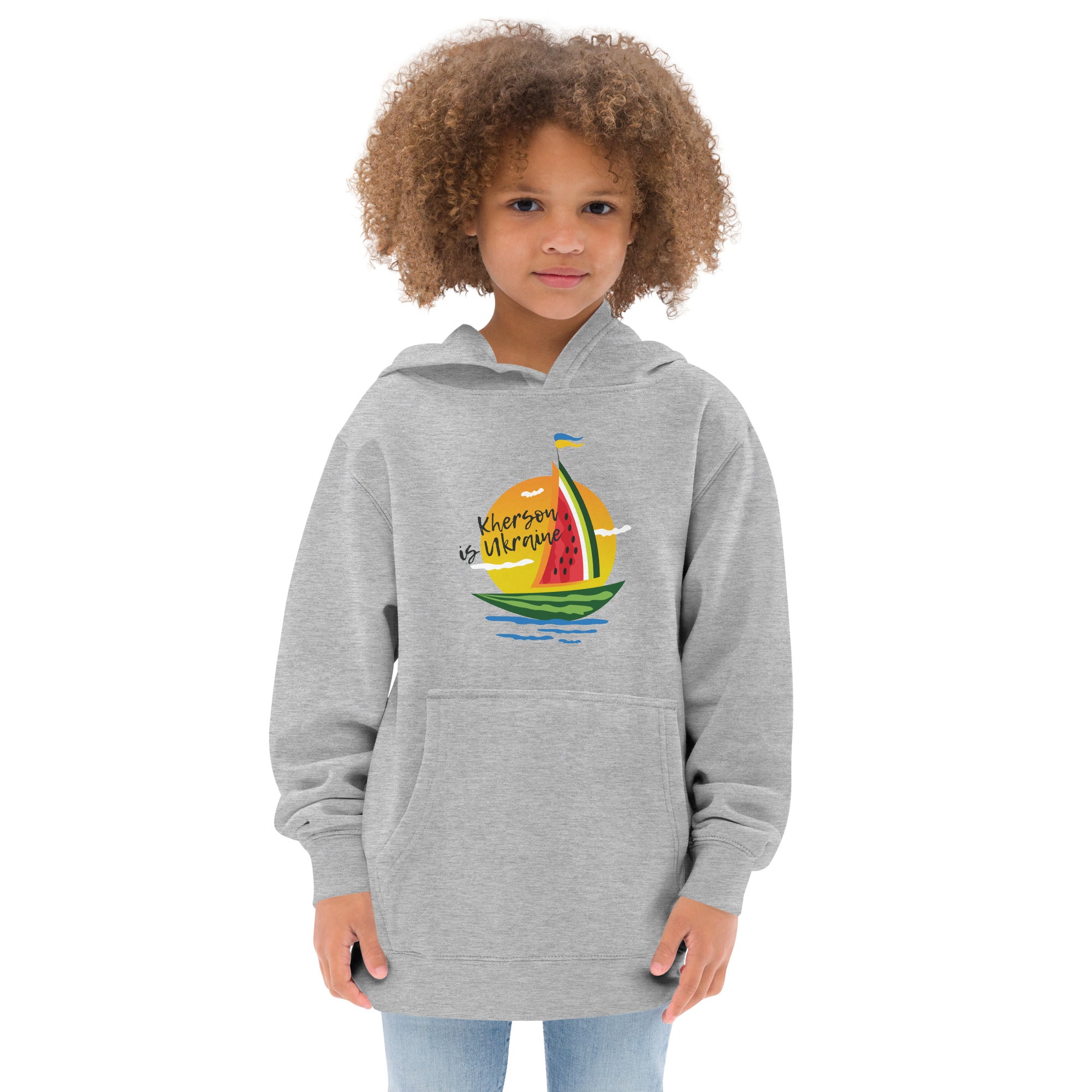Kids fleece hoodie "Sail"