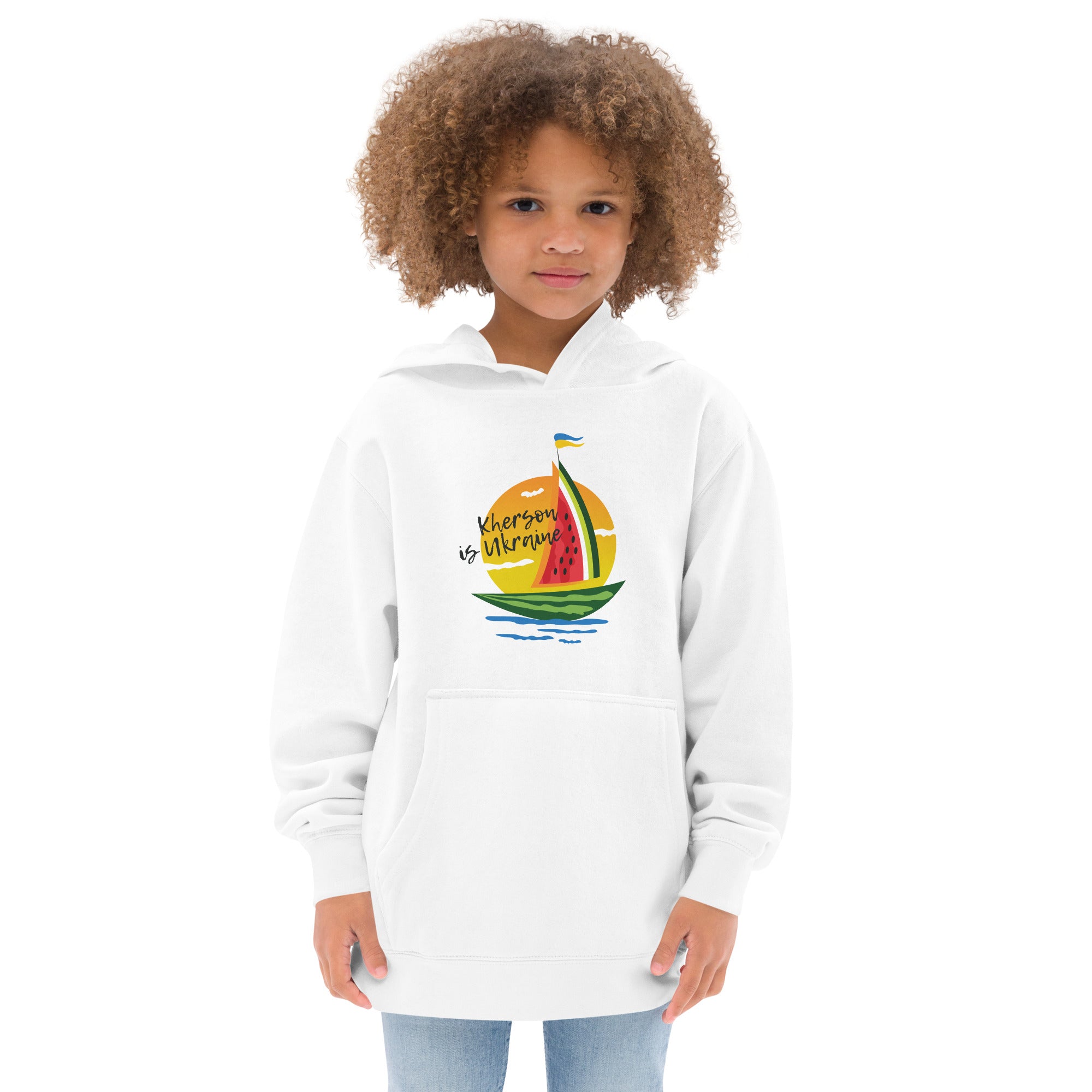 Kids fleece hoodie "Sail"