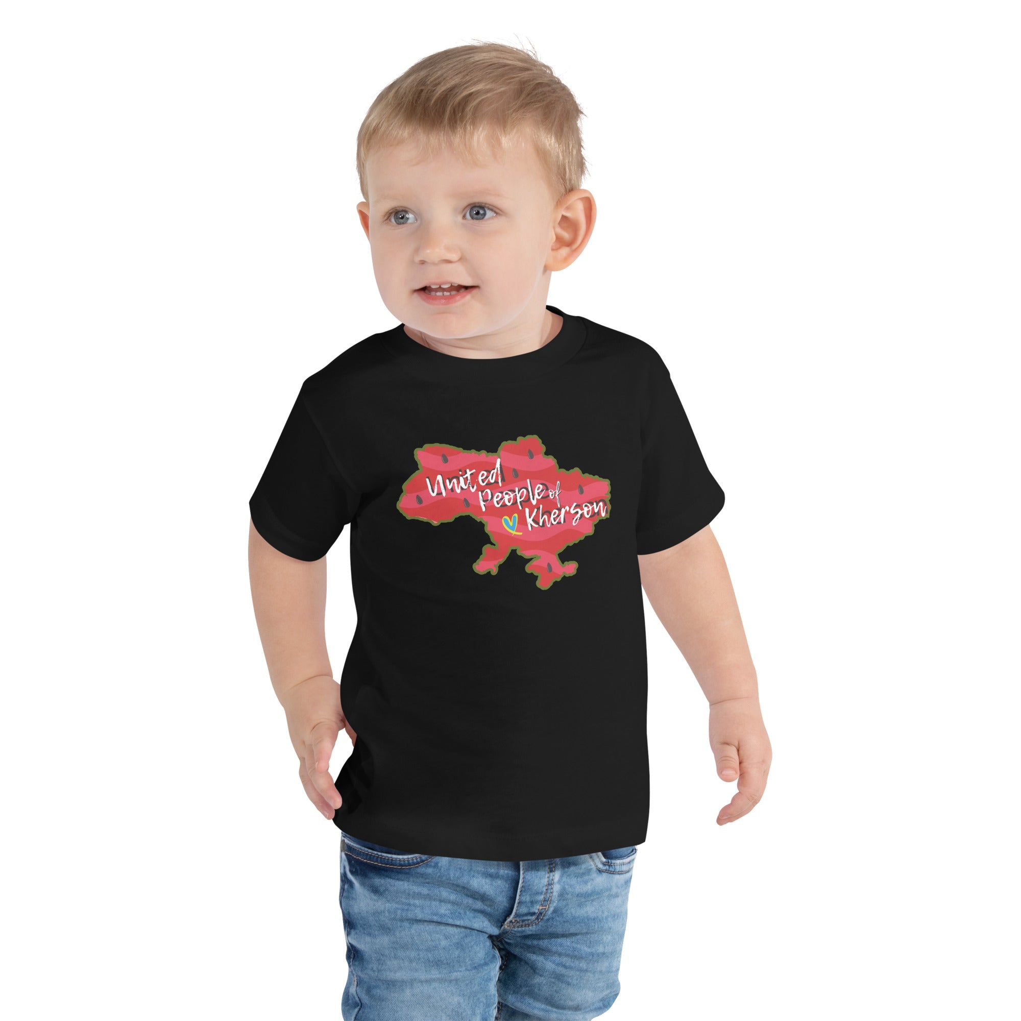 Toddler Short Sleeve Tee "United people of Kherson"