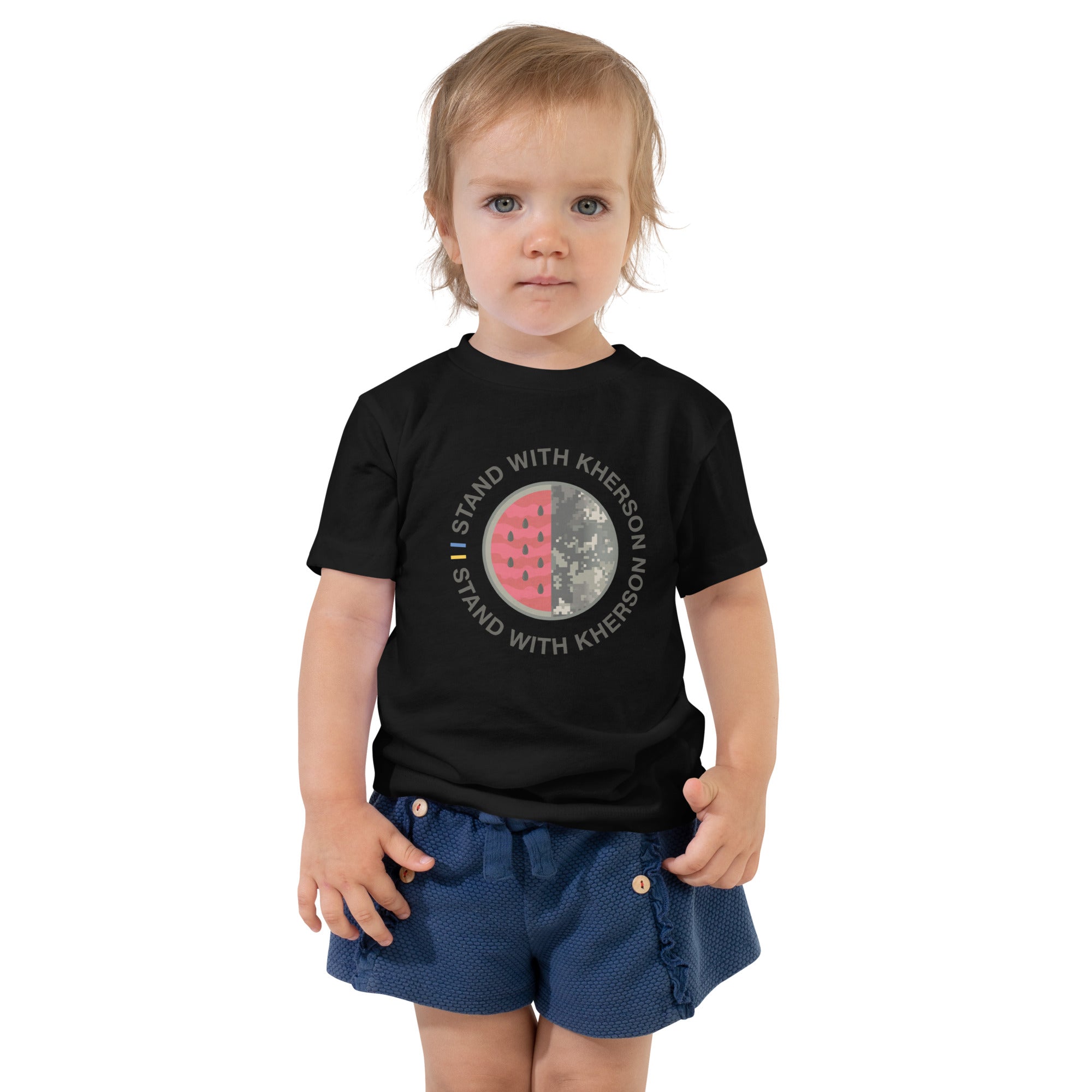 Toddler Short Sleeve Tee "Stand With Kherson"