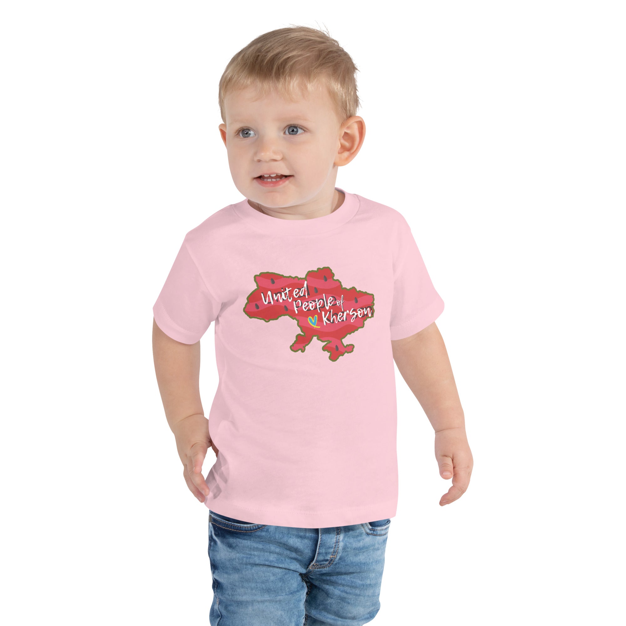 Toddler Short Sleeve Tee "United people of Kherson"