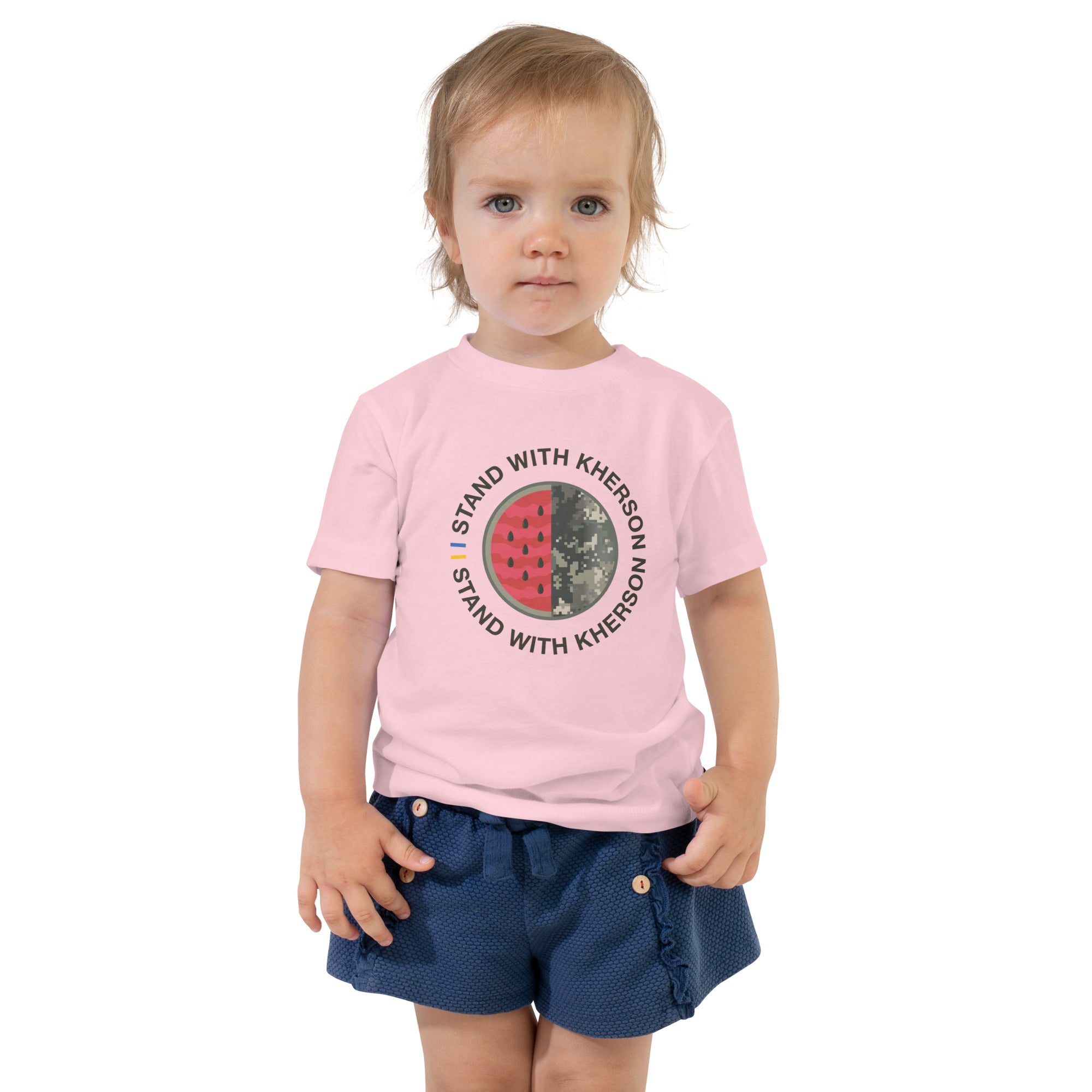 Toddler Short Sleeve Tee "Stand With Kherson"