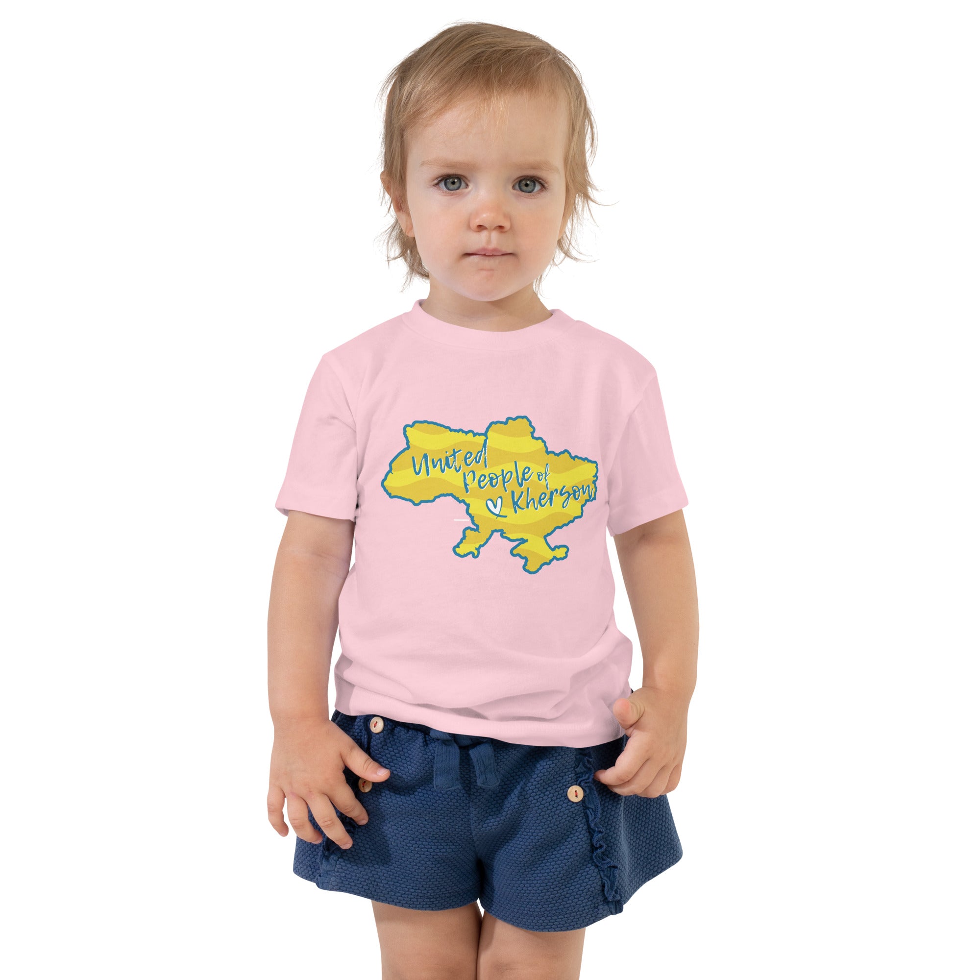 Toddler Short Sleeve Tee "United people of Kherson"