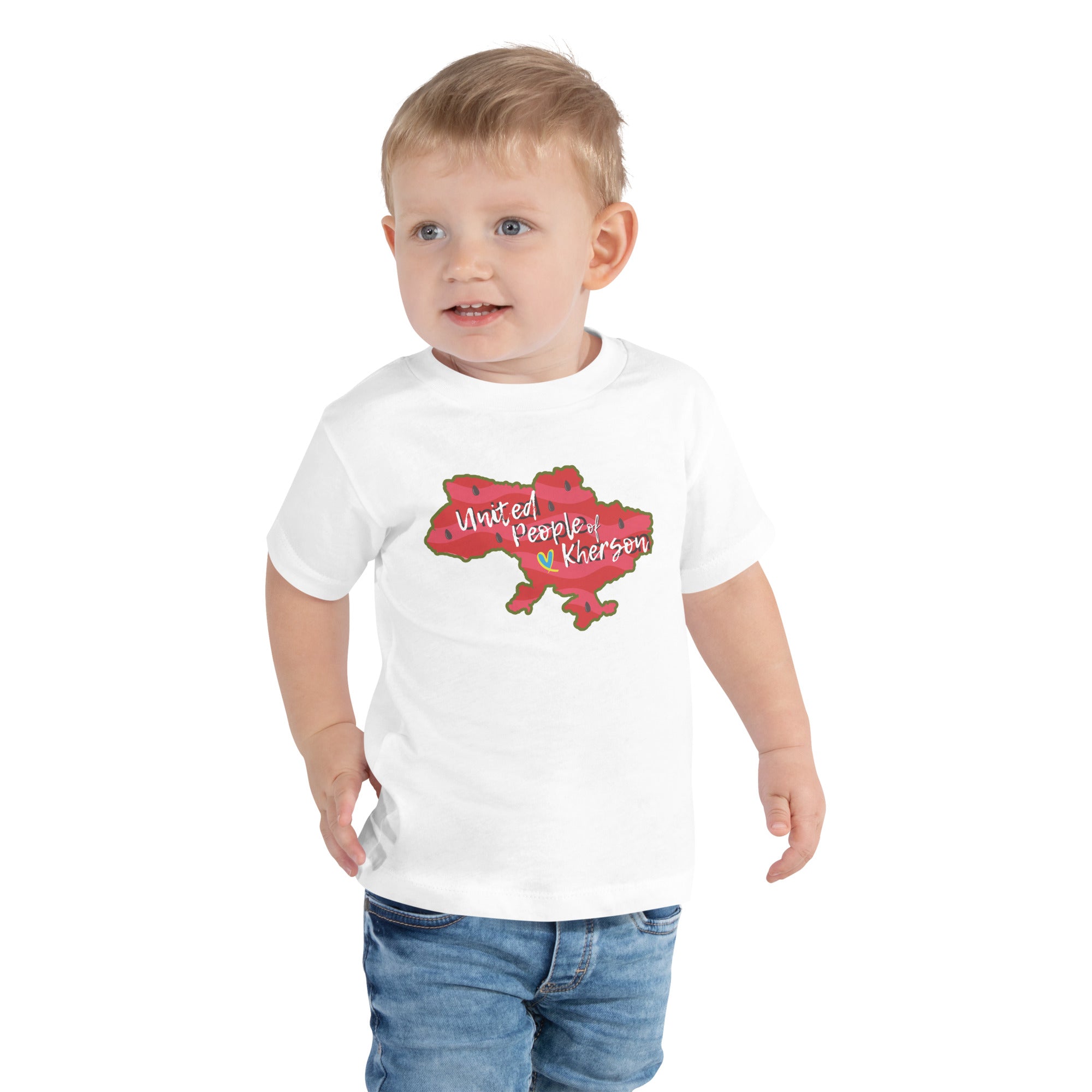 Toddler Short Sleeve Tee "United people of Kherson"