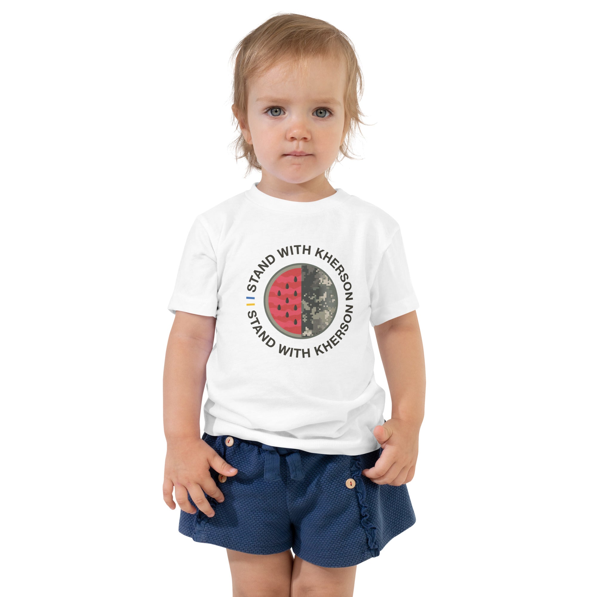 Toddler Short Sleeve Tee "Stand With Kherson"