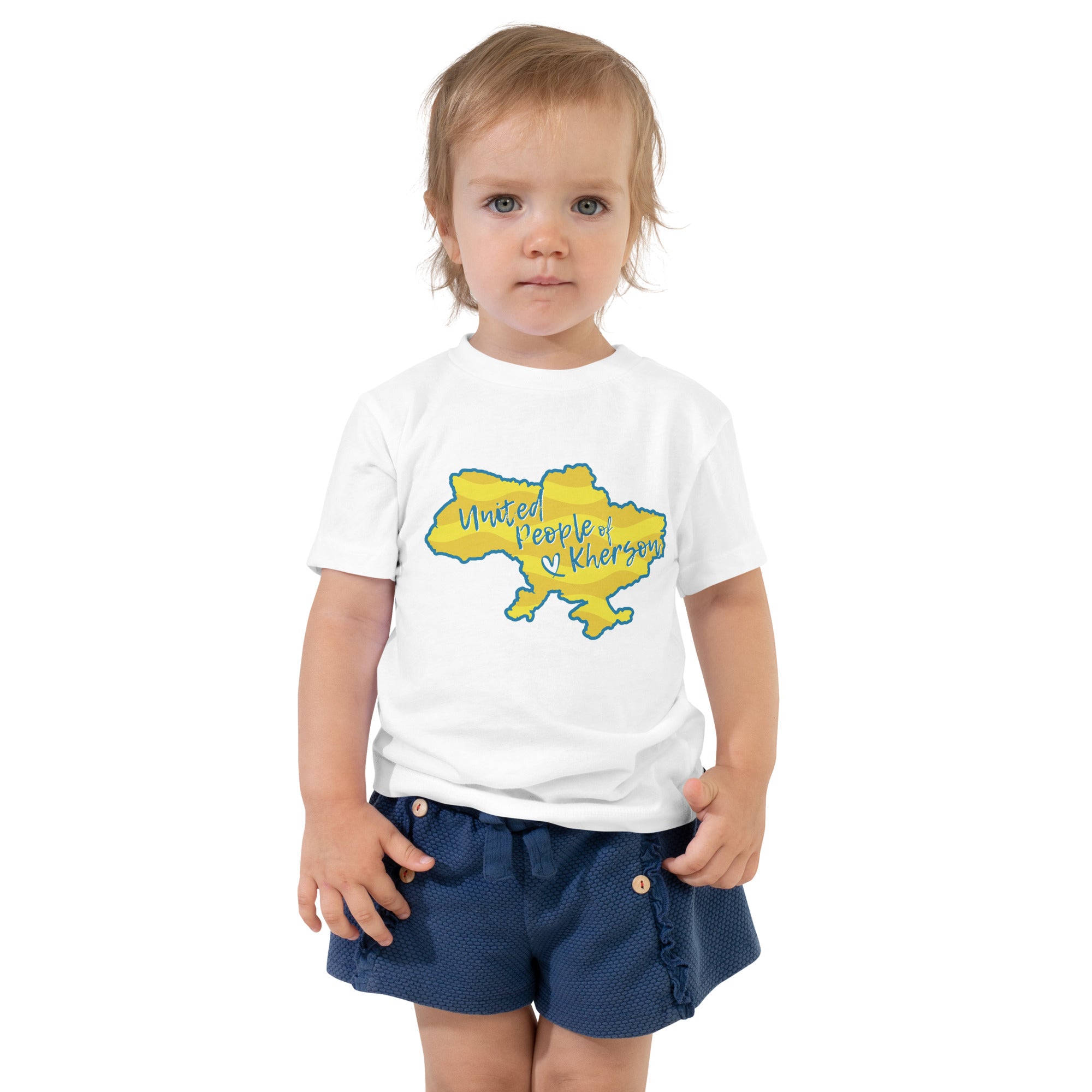 Toddler Short Sleeve Tee "United people of Kherson"