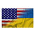 Ukrainian-American Flag
