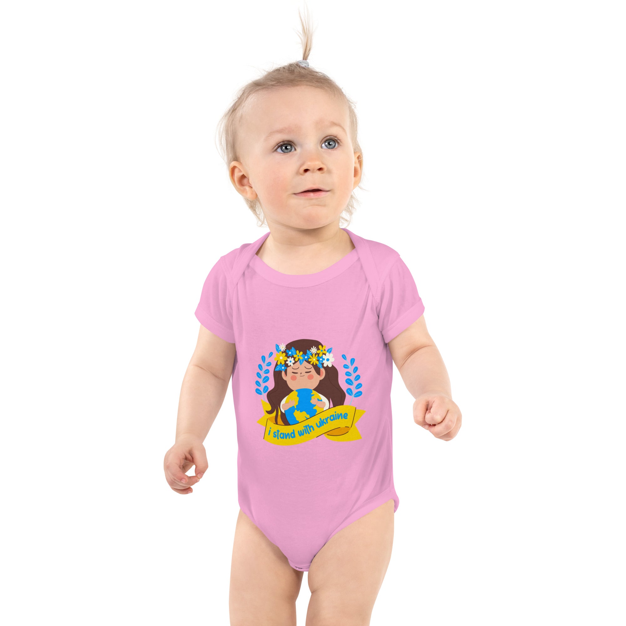 Infant Bodysuit "I stand with Ukraine"