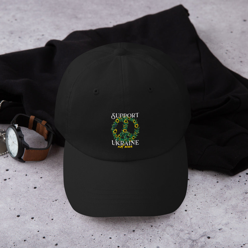 Dad hat "Support Ukraine"