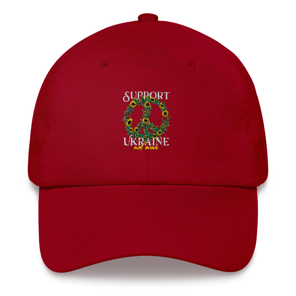 Dad hat "Support Ukraine"