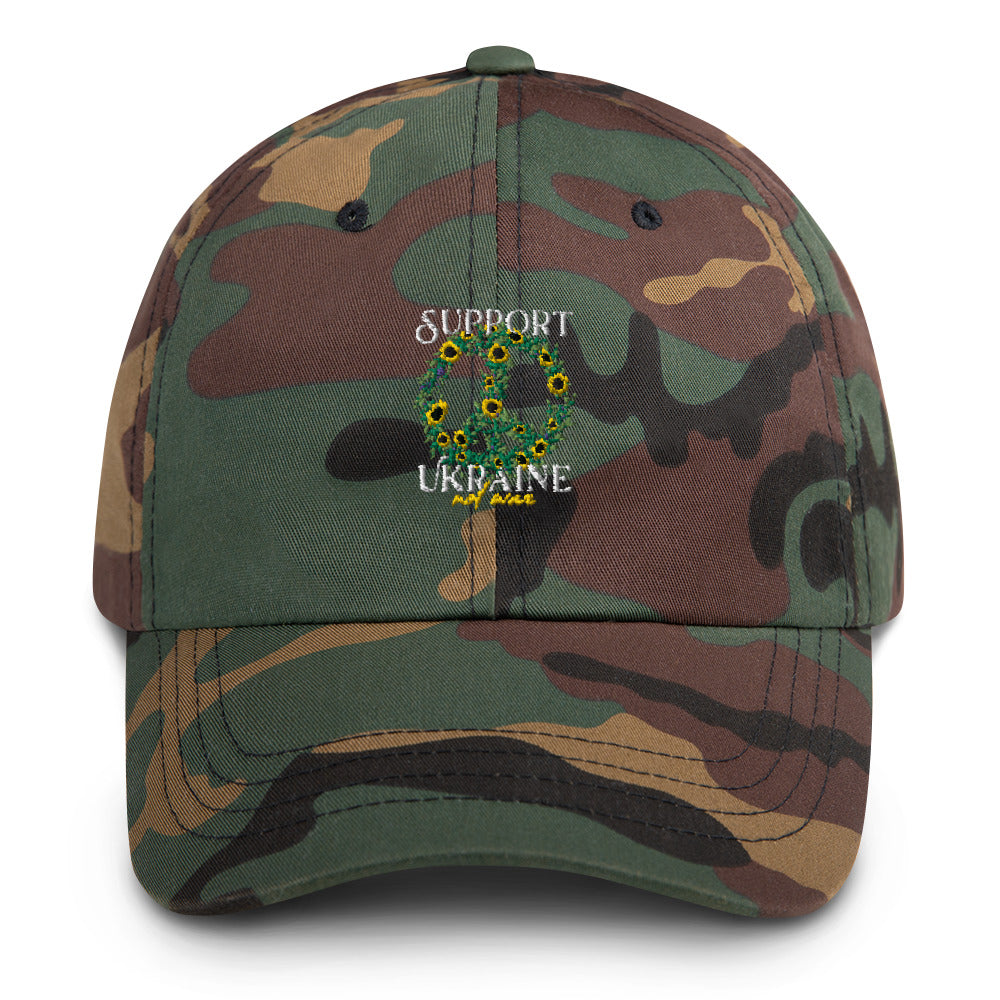 Dad hat "Support Ukraine"