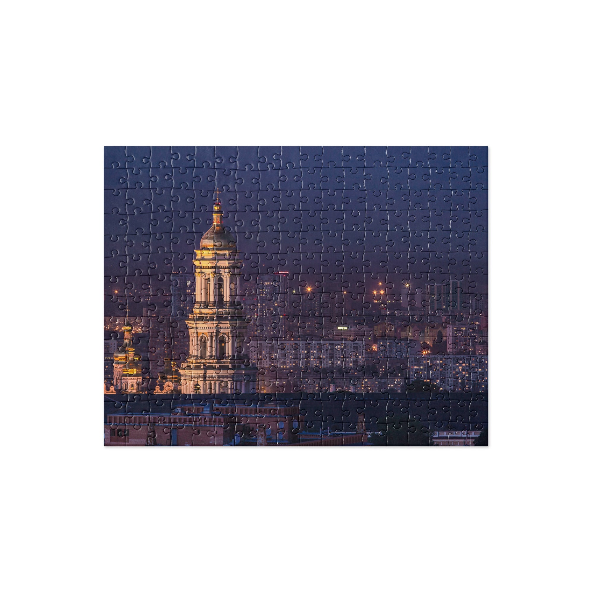 Jigsaw puzzle "Evening Kyiv"