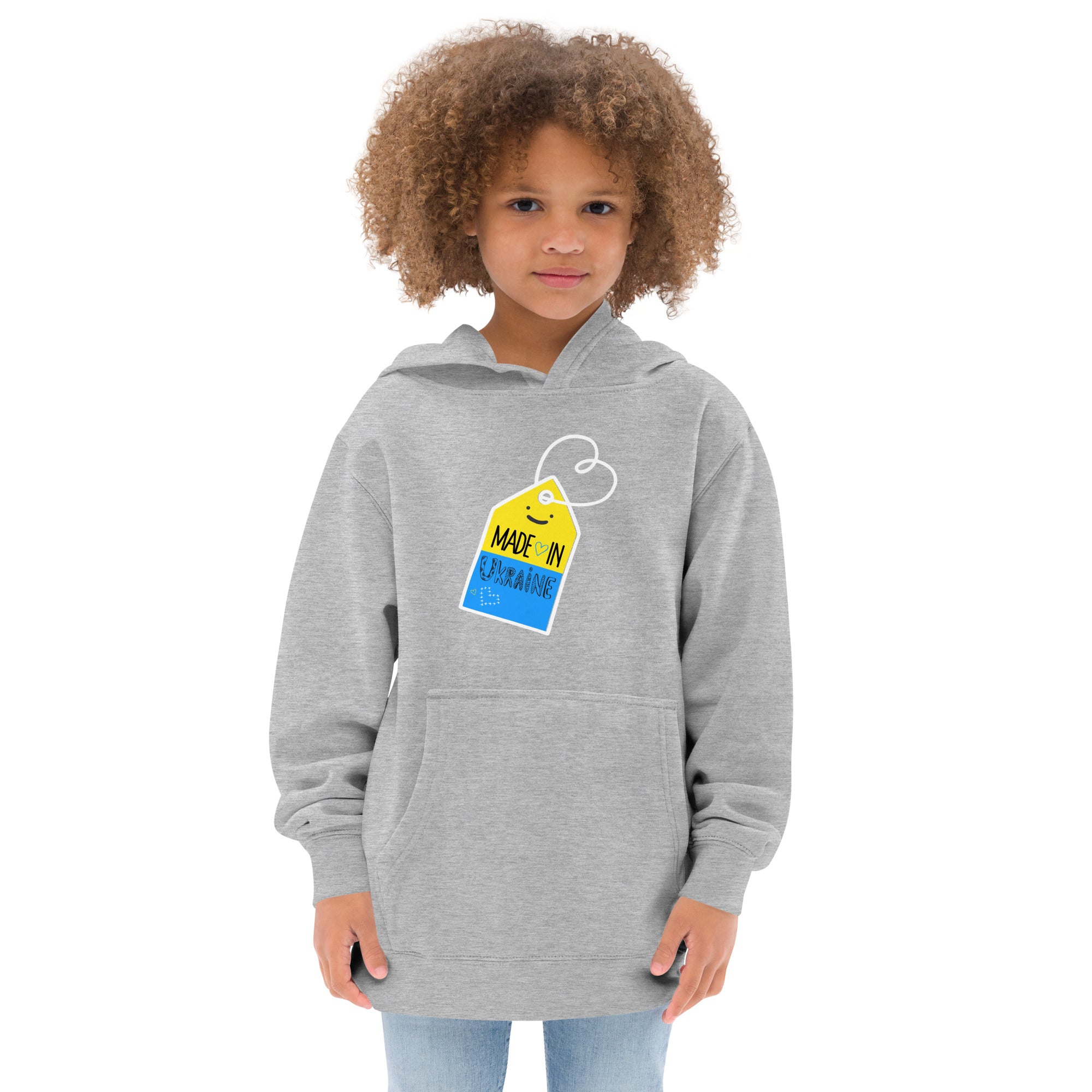 Kids fleece hoodie "Made in Ukraine"