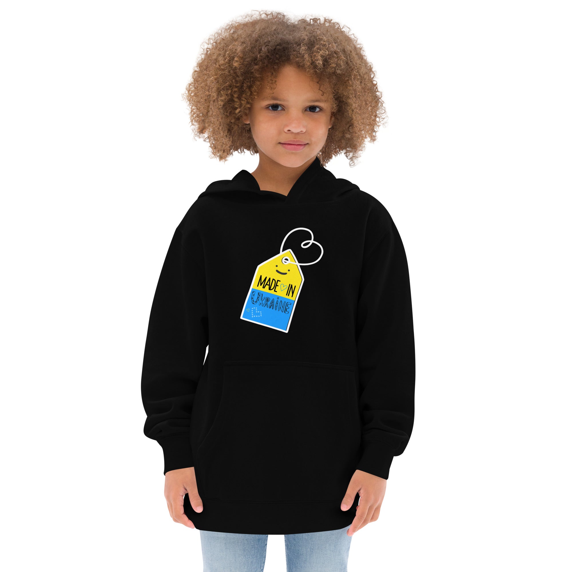 Kids fleece hoodie "Made in Ukraine"