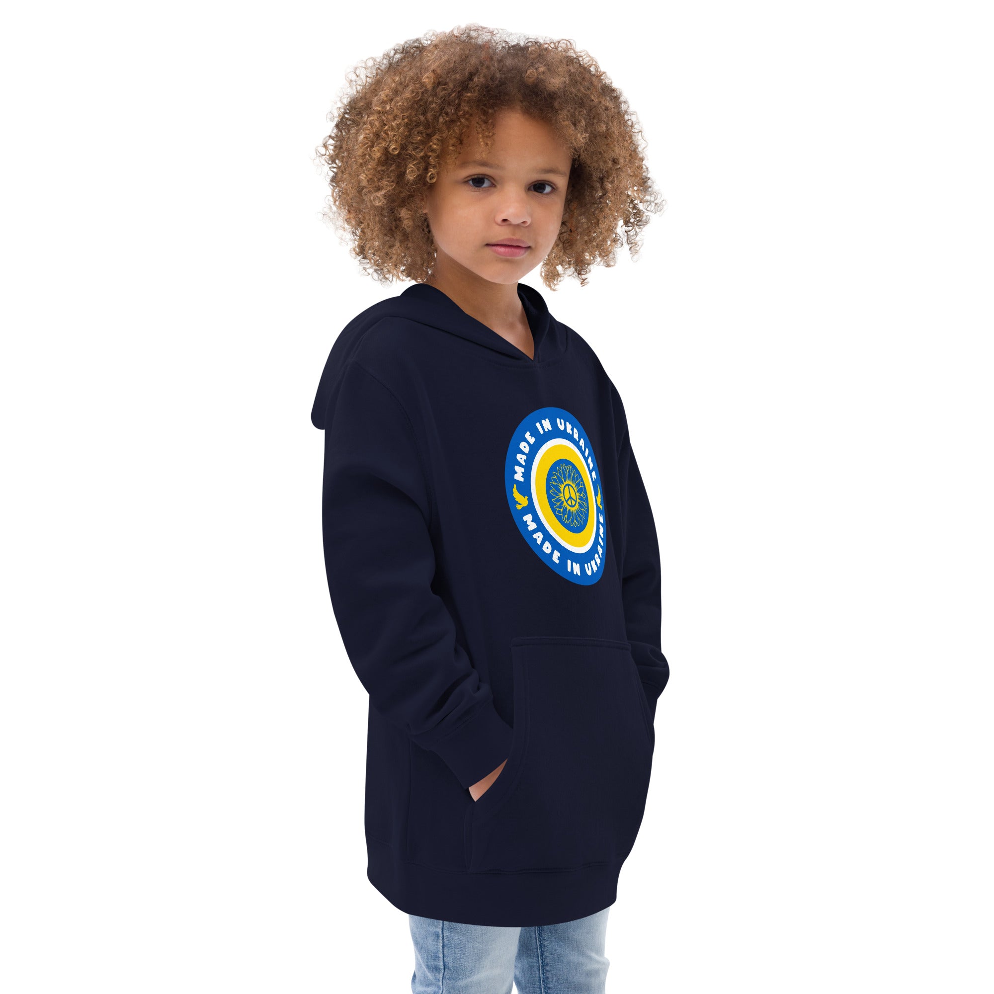 Kids fleece hoodie "Made in Ukraine"