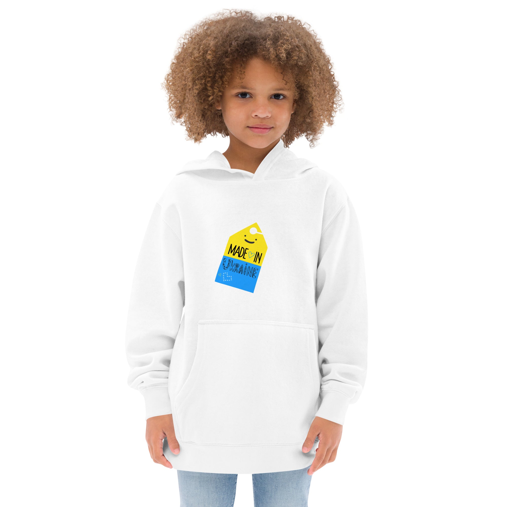 Kids fleece hoodie "Made in Ukraine"