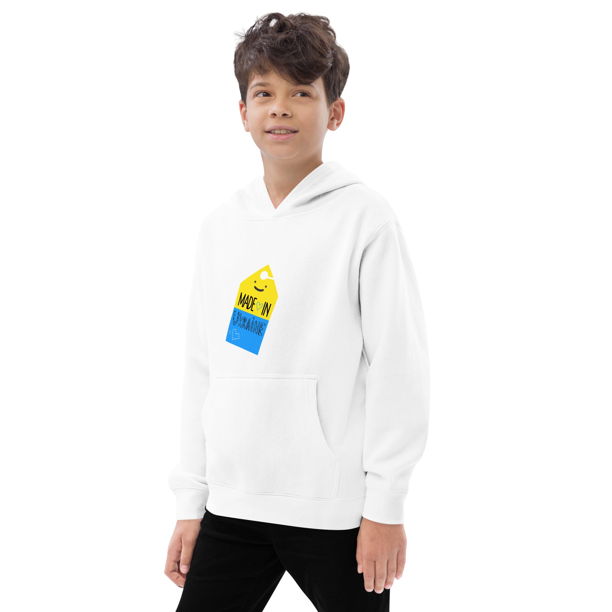 Kids fleece hoodie "Made in Ukraine"