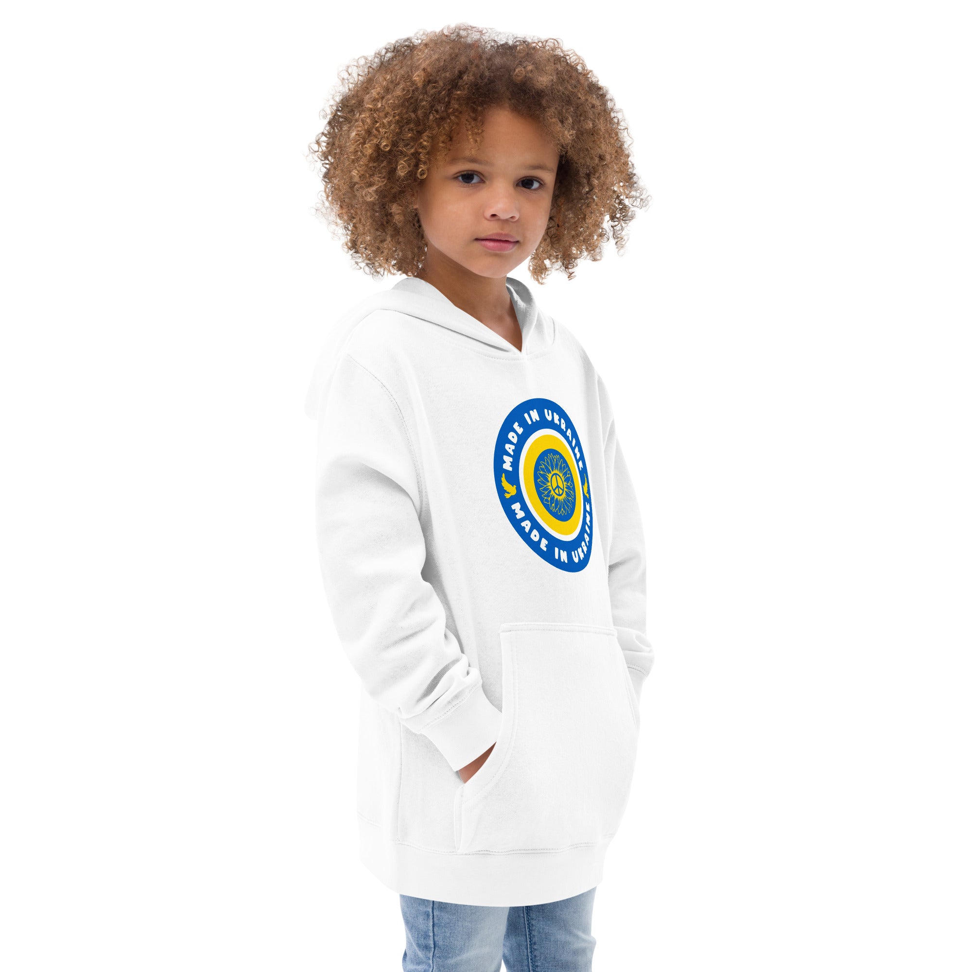 Kids fleece hoodie "Made in Ukraine"