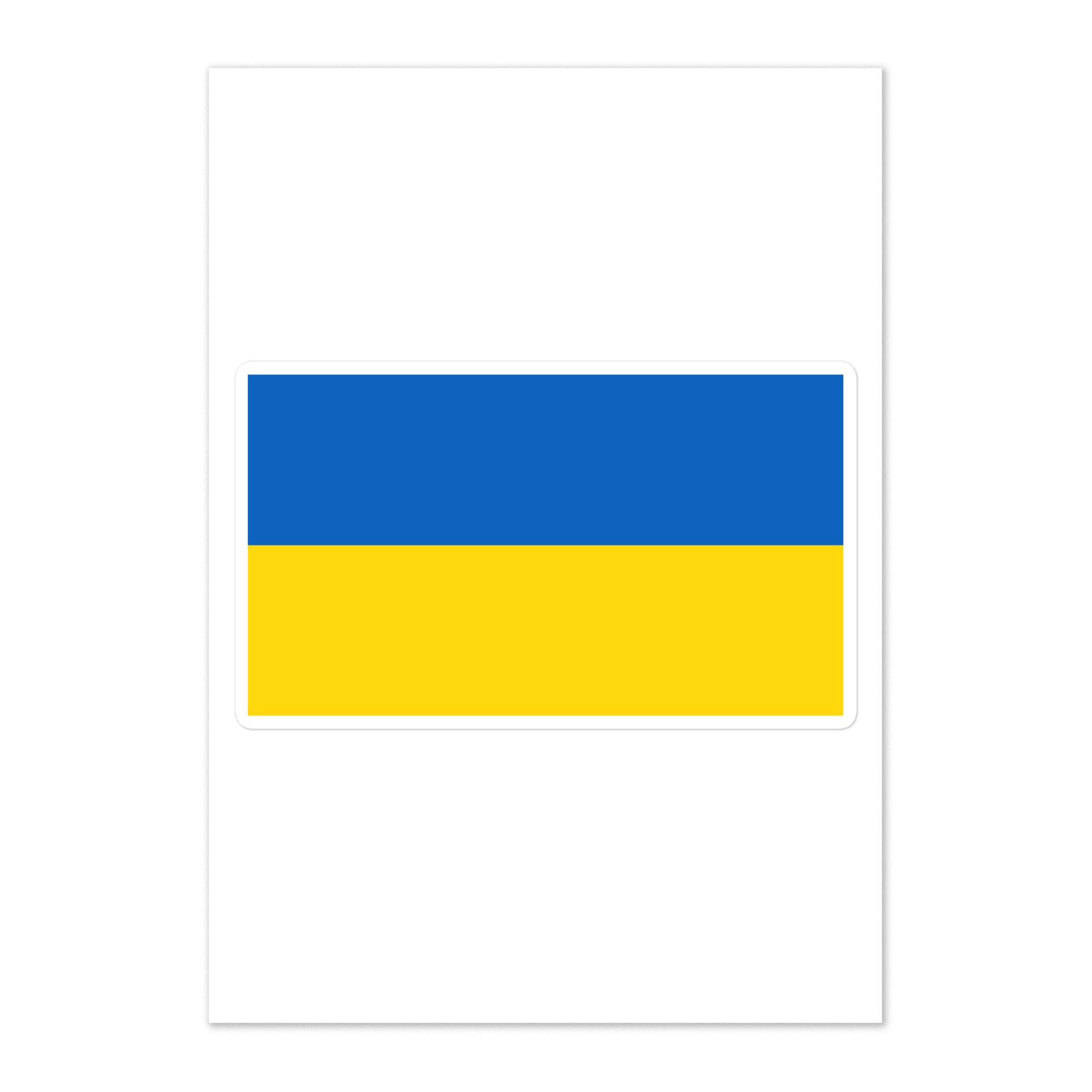 Sticker sheet "Ukrainian Flag"