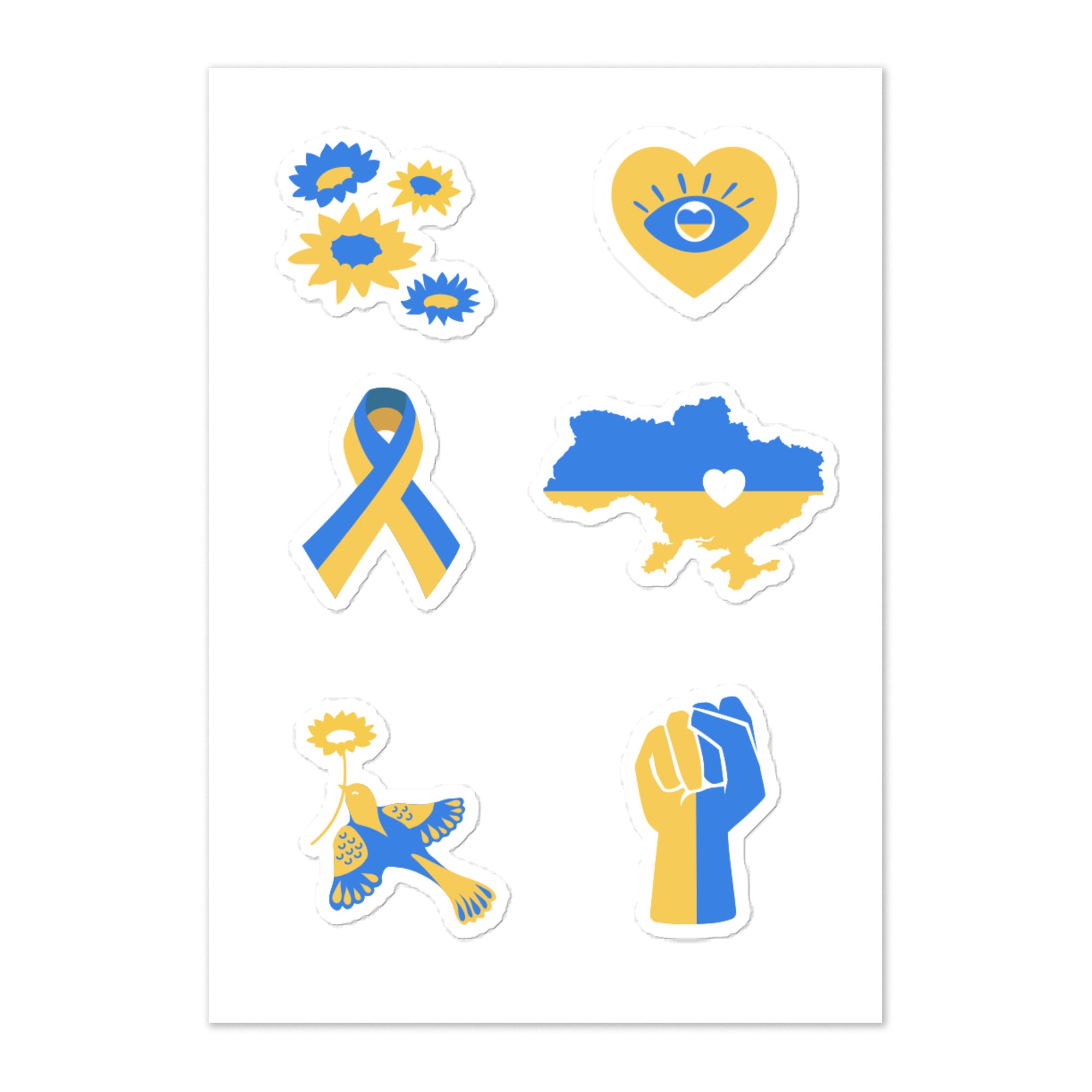 Sticker sheet "Ukrainian symbols 2"