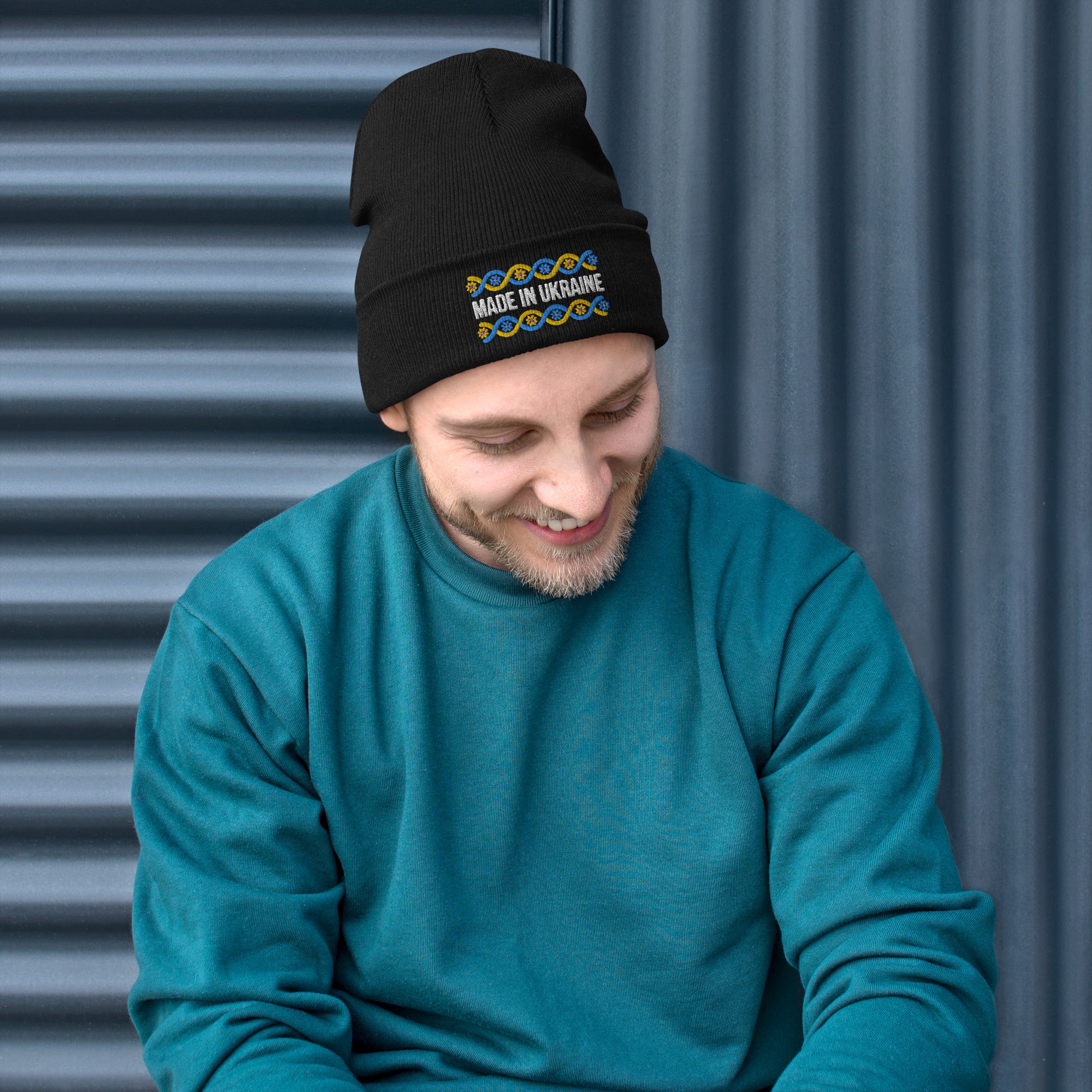 Embroidered Beanie "Made in Ukraine"