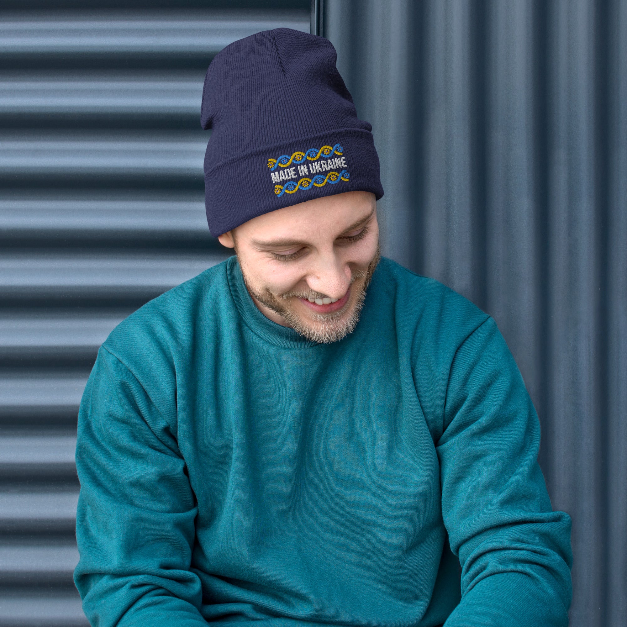 Embroidered Beanie "Made in Ukraine"