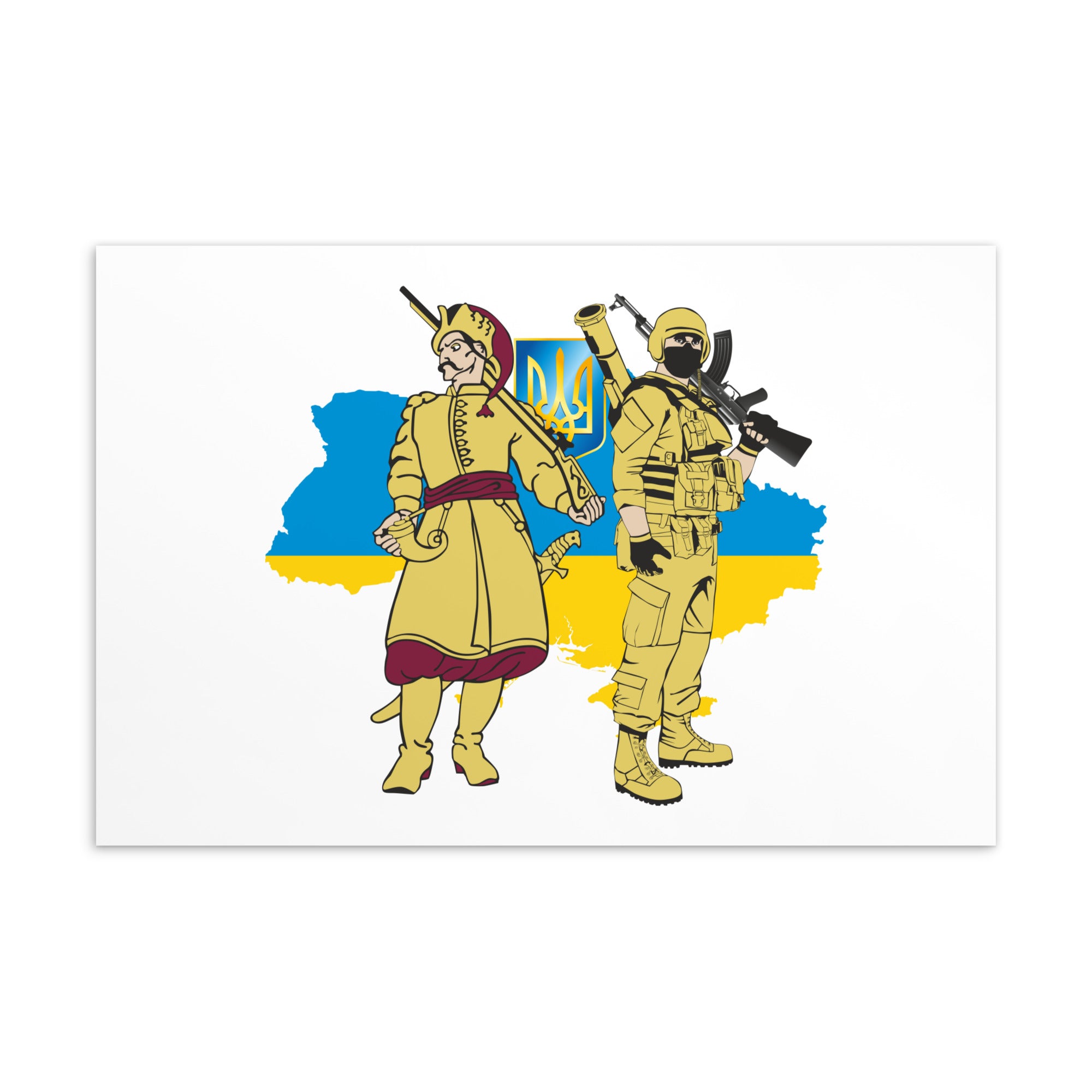 Postcard "Ukrainian Hero"