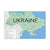 Standard Postcard "Political Map of Ukraine"