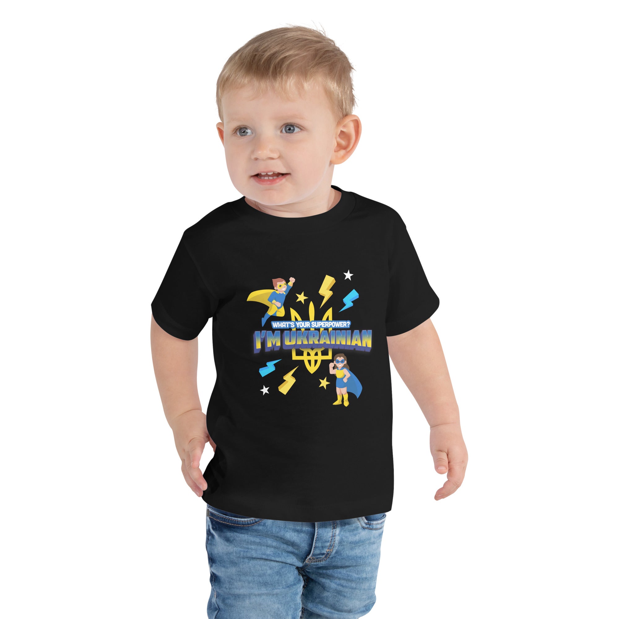 Toddler Short Sleeve Tee "Ukrainian hero"