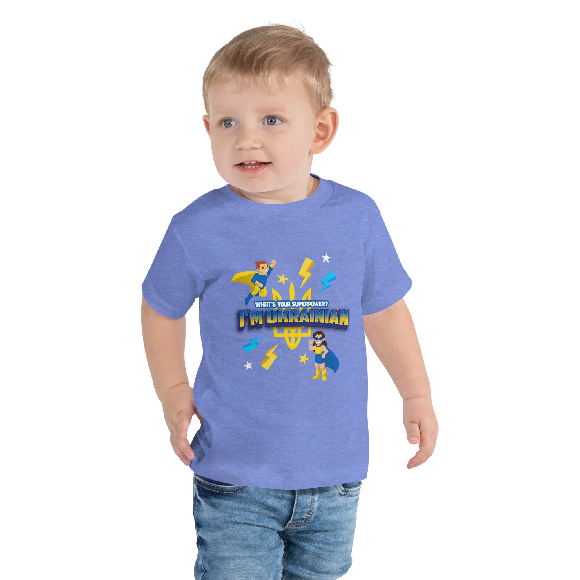 Toddler Short Sleeve Tee "Ukrainian hero"