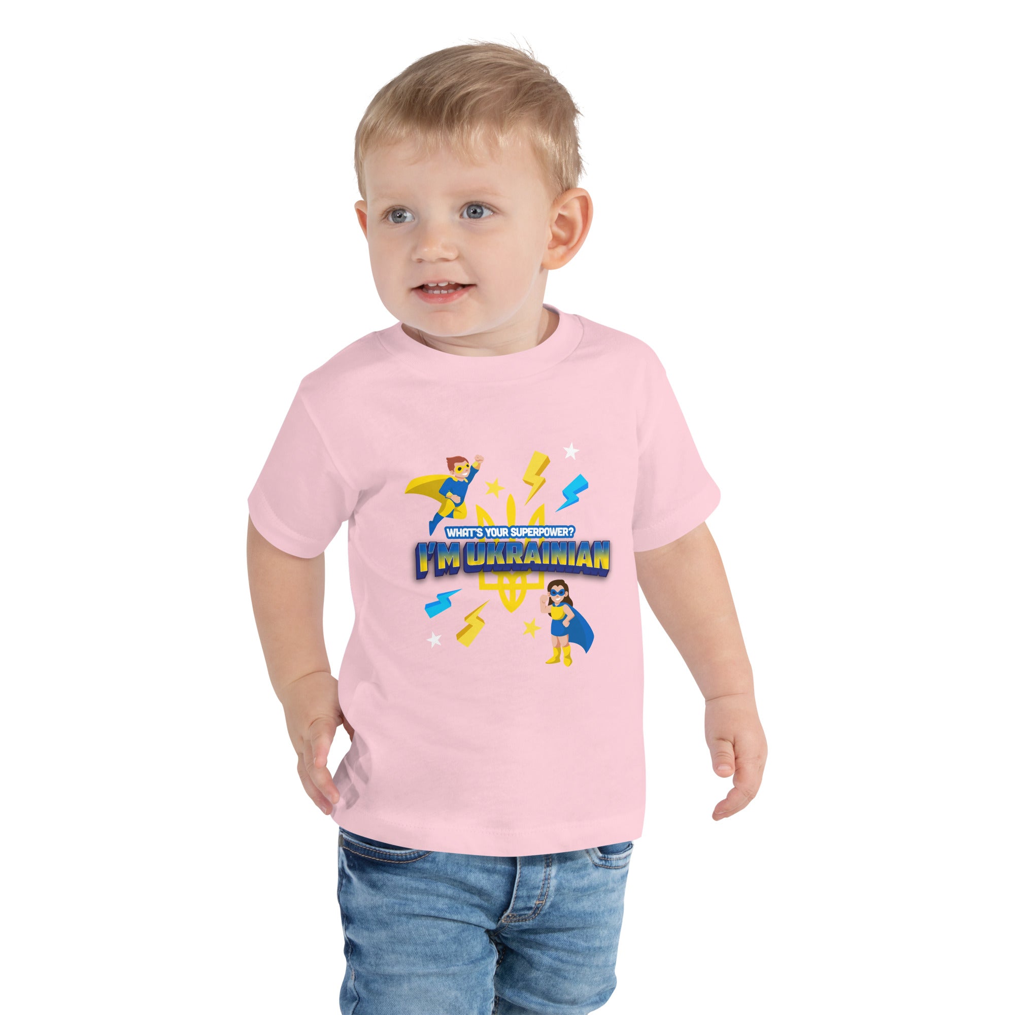 Toddler Short Sleeve Tee "Ukrainian hero"