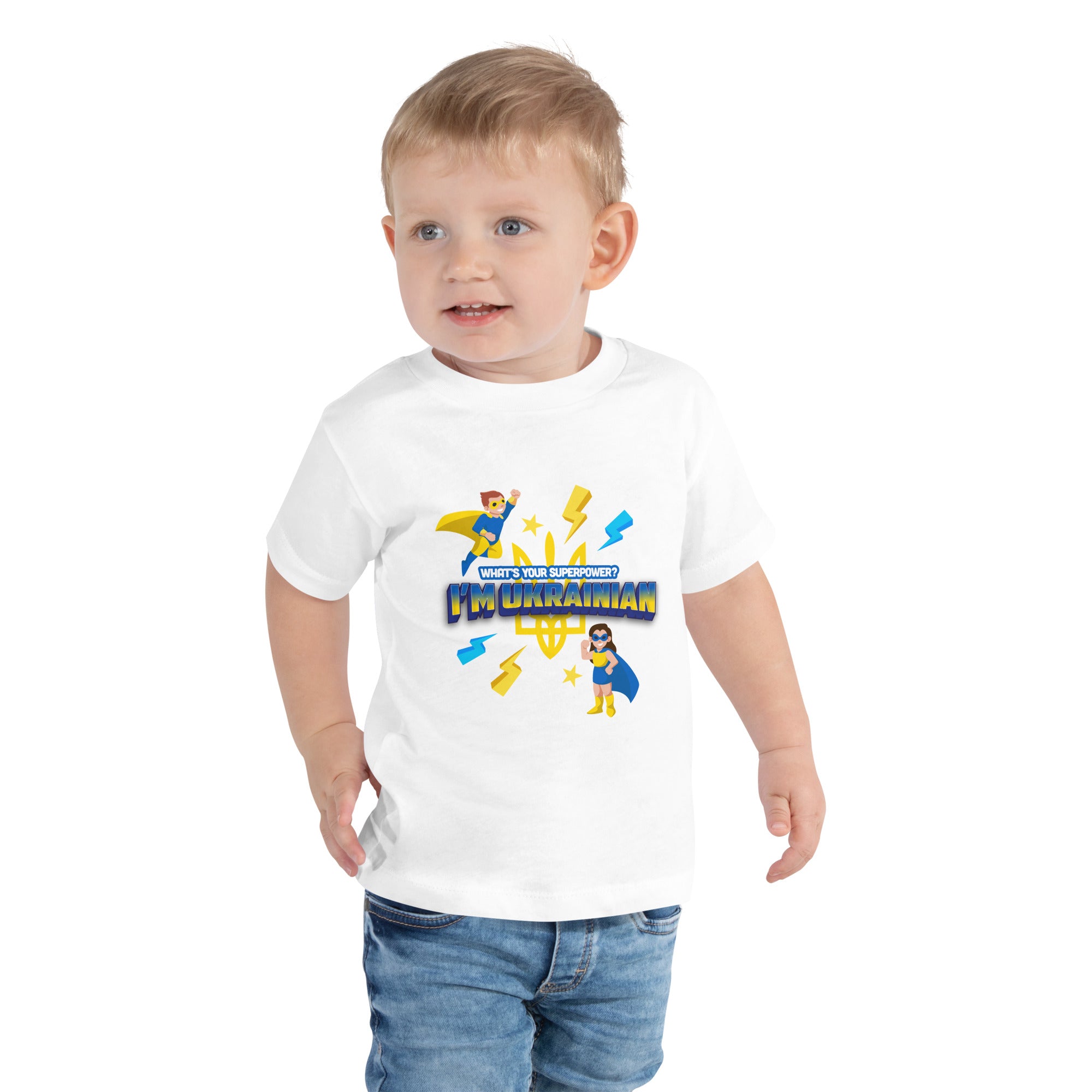 Toddler Short Sleeve Tee "Ukrainian hero"