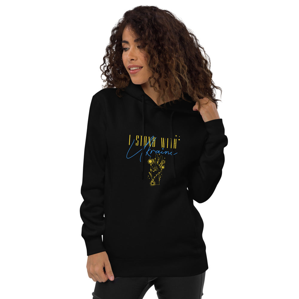 Unisex fashion hoodie "I stand with Ukraine"