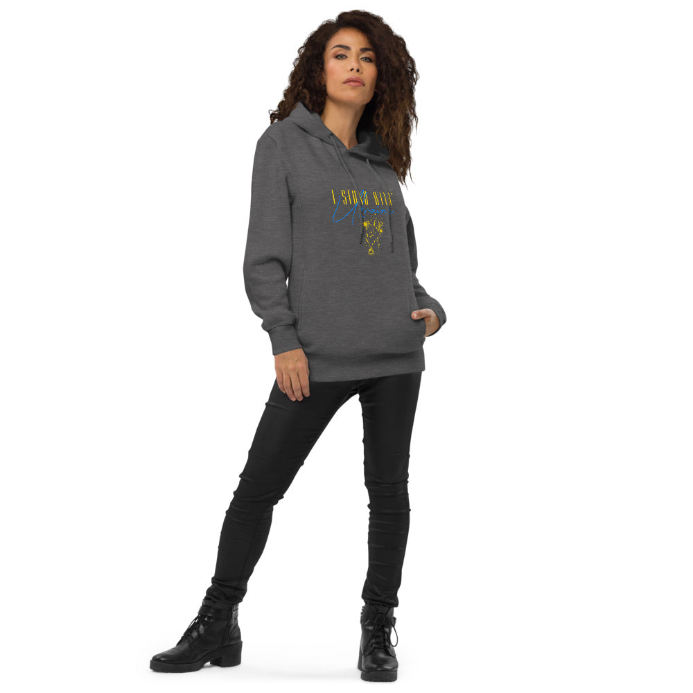 Unisex fashion hoodie "I stand with Ukraine"