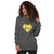 Unisex fashion hoodie "Vyshyvanka heart"