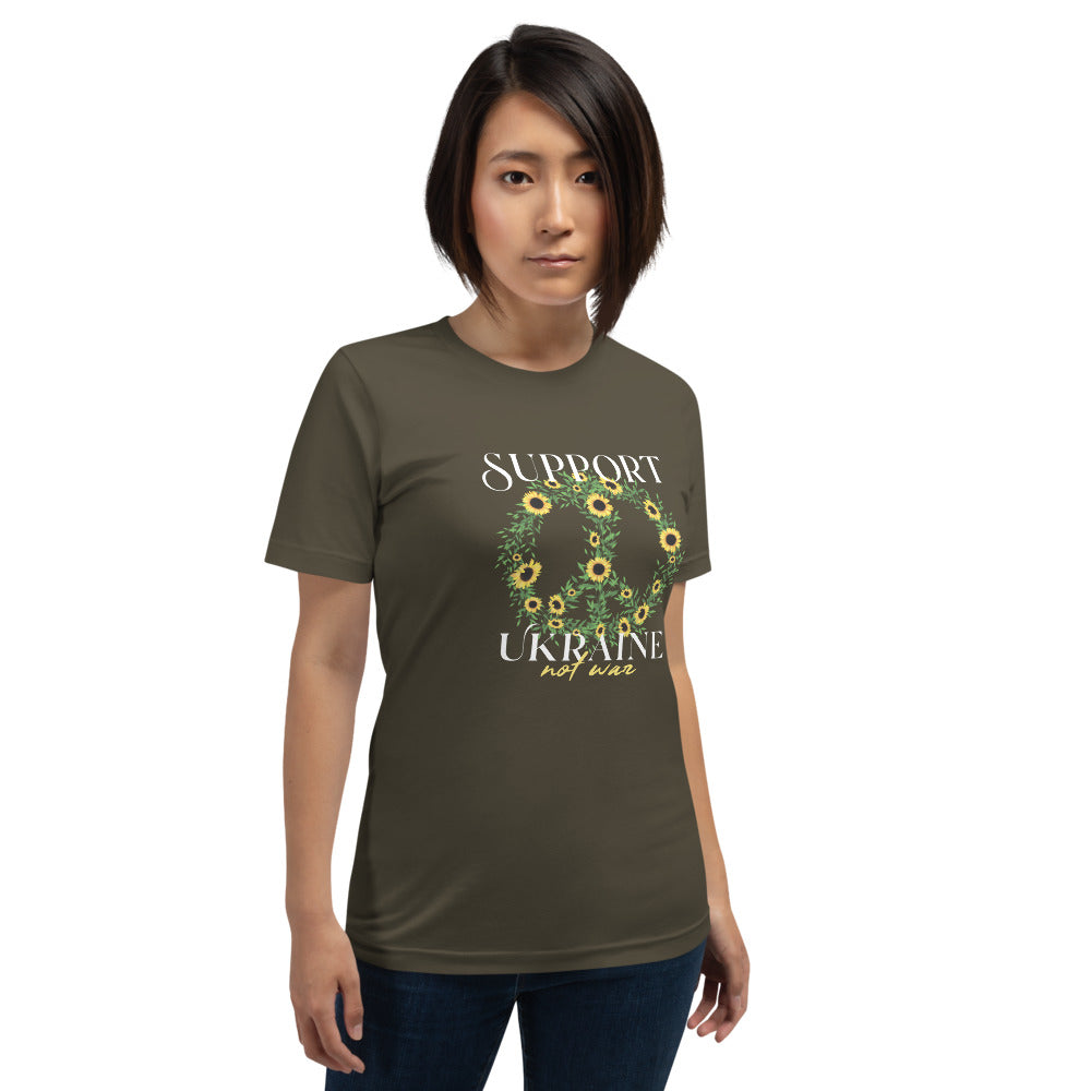 Short-sleeve unisex t-shirt "Support Ukraine"