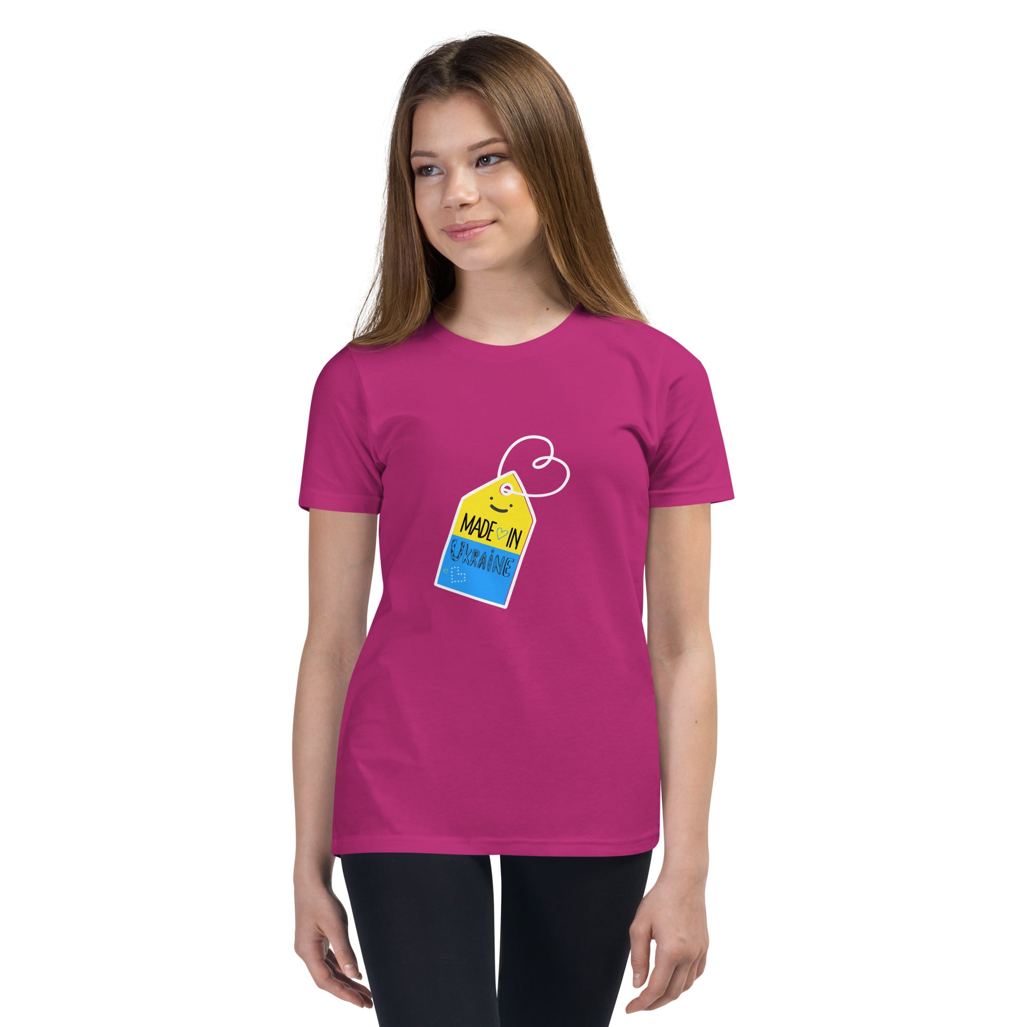 Youth Short Sleeve T-Shirt "Made in Ukraine"