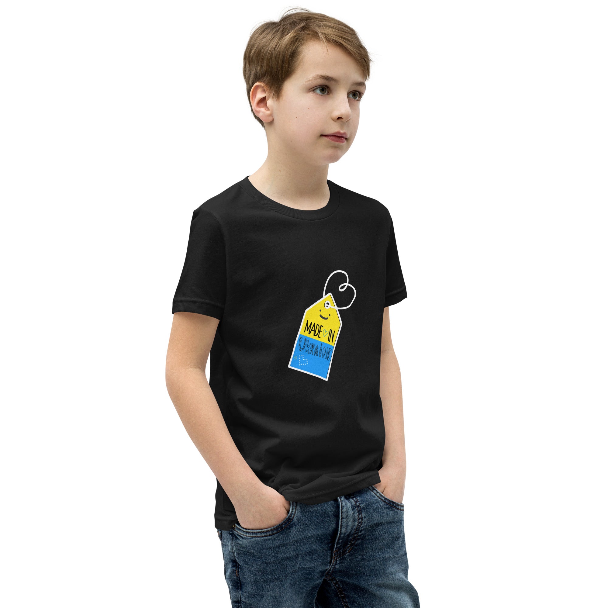 Youth Short Sleeve T-Shirt "Made in Ukraine"