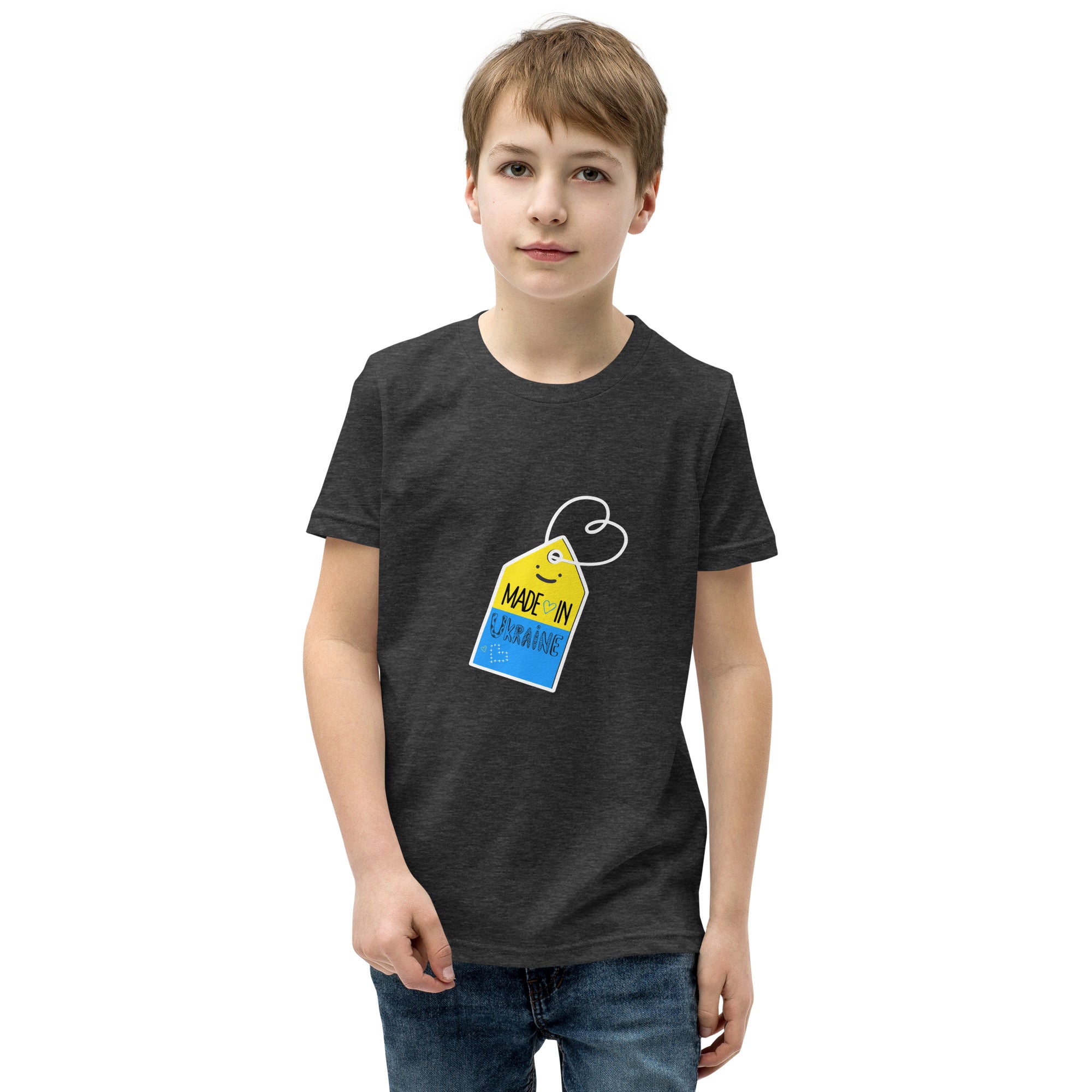 Youth Short Sleeve T-Shirt "Made in Ukraine"