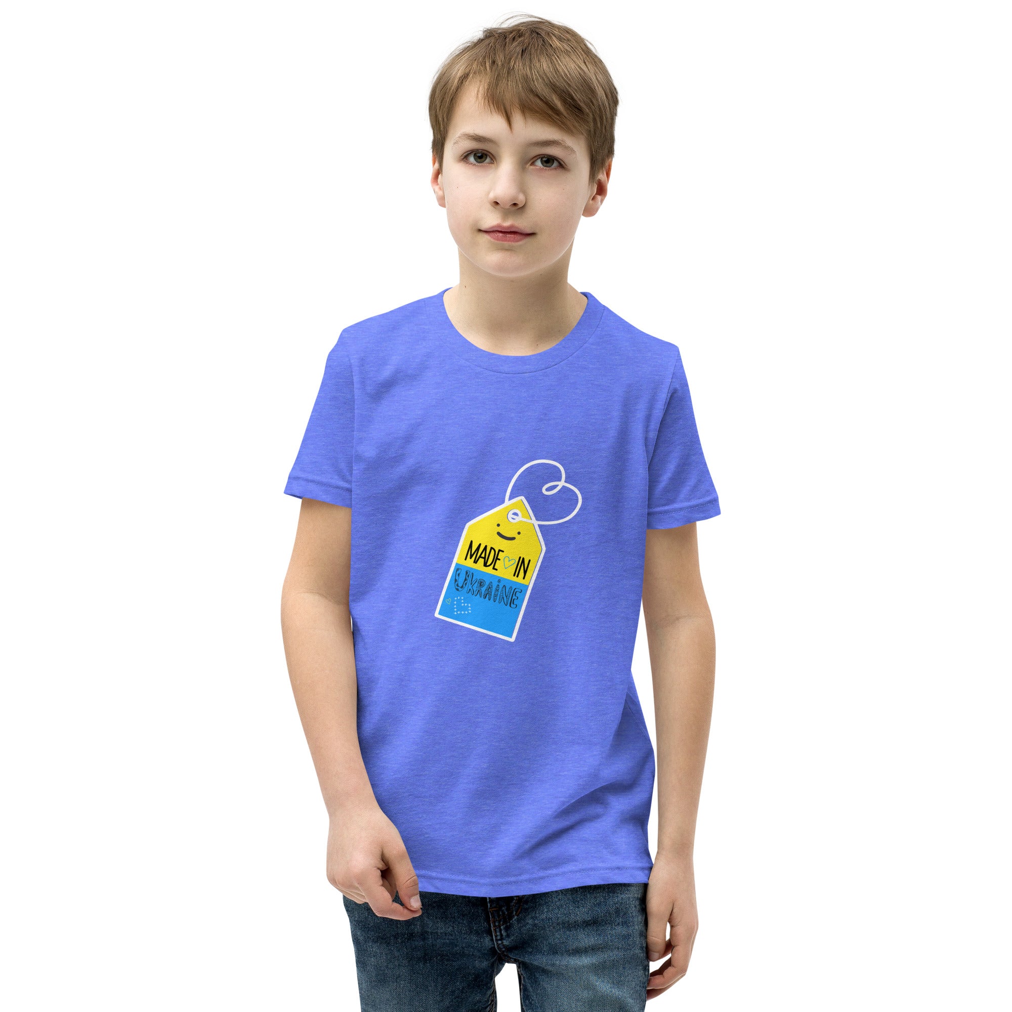 Youth Short Sleeve T-Shirt "Made in Ukraine"