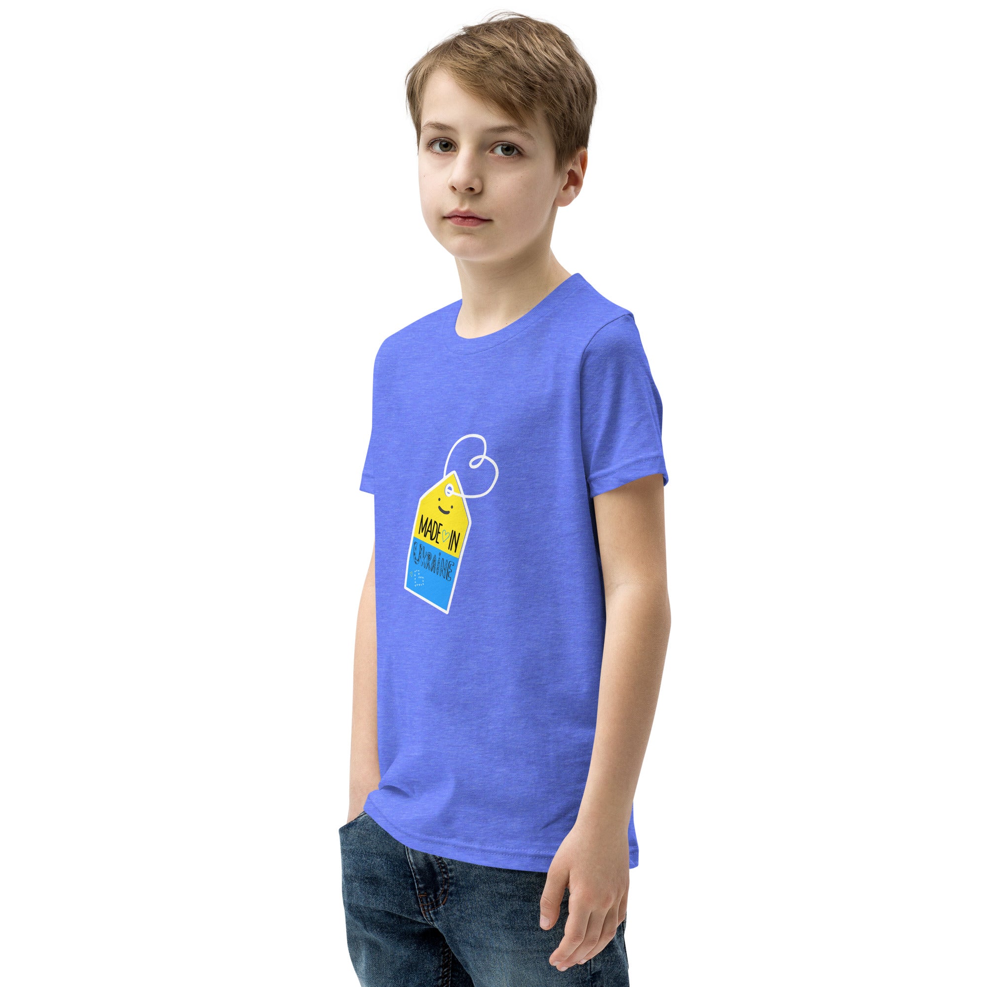 Youth Short Sleeve T-Shirt "Made in Ukraine"