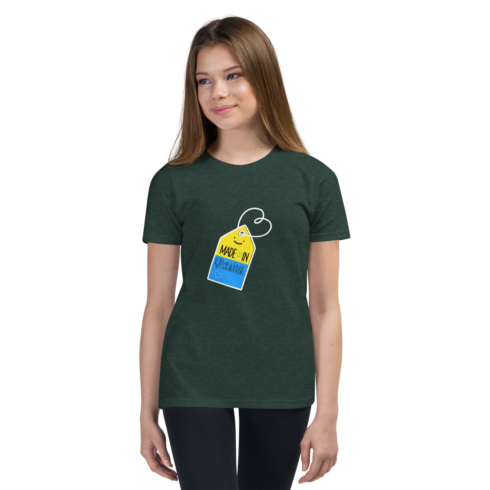 Youth Short Sleeve T-Shirt "Made in Ukraine"