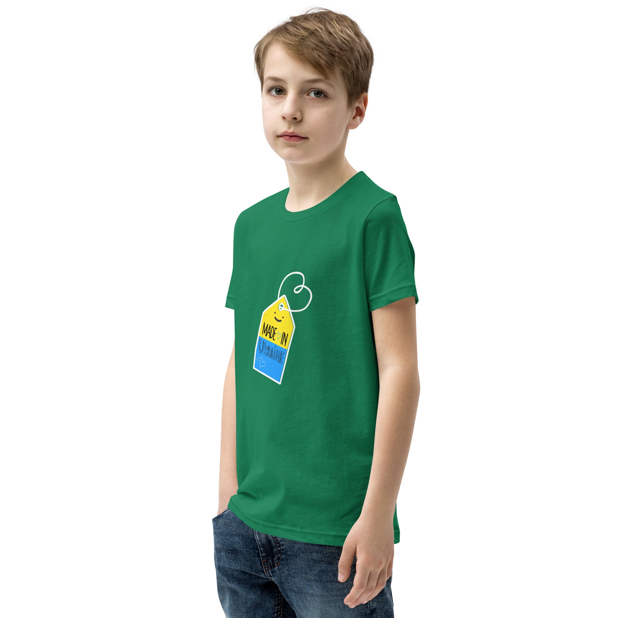 Youth Short Sleeve T-Shirt "Made in Ukraine"