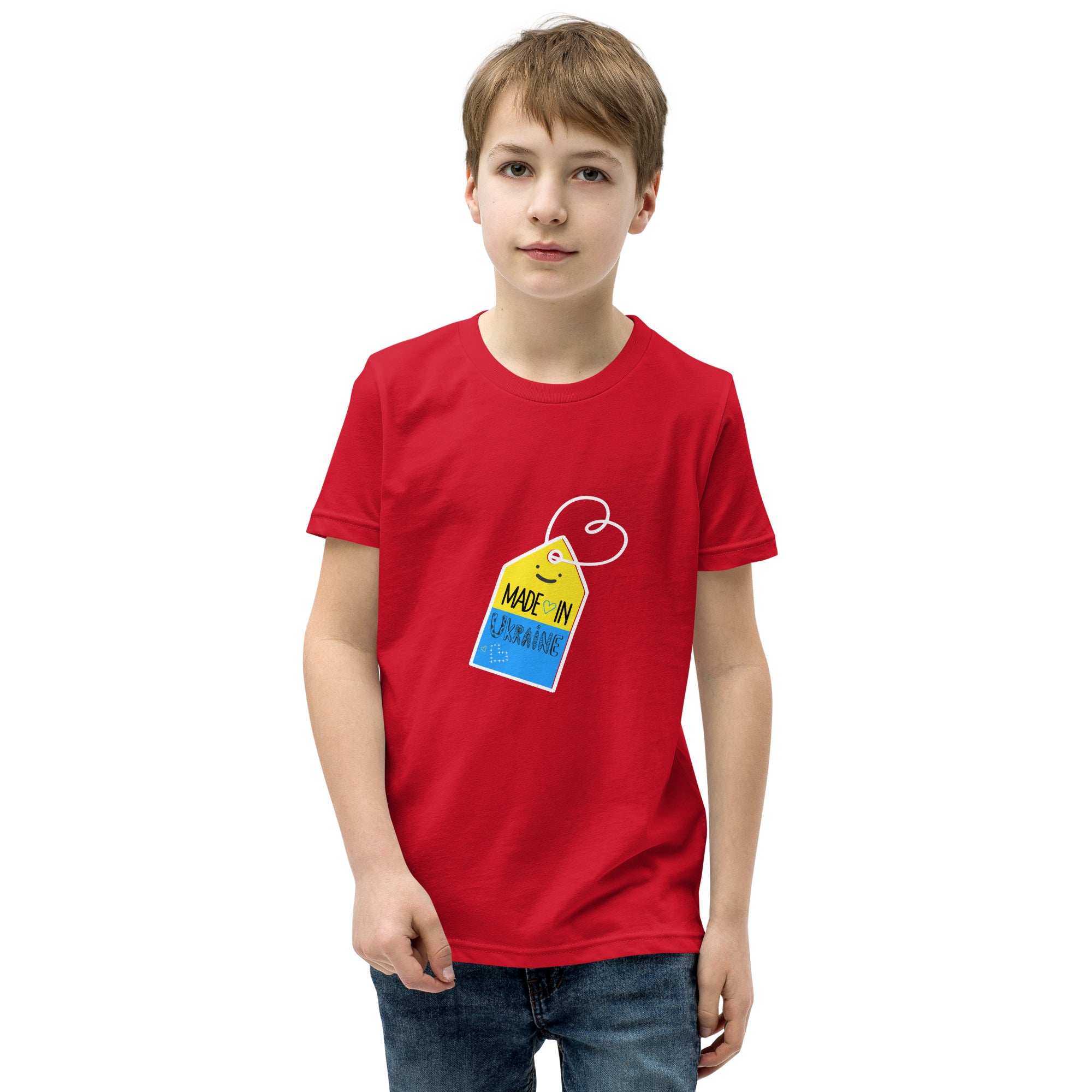 Youth Short Sleeve T-Shirt "Made in Ukraine"