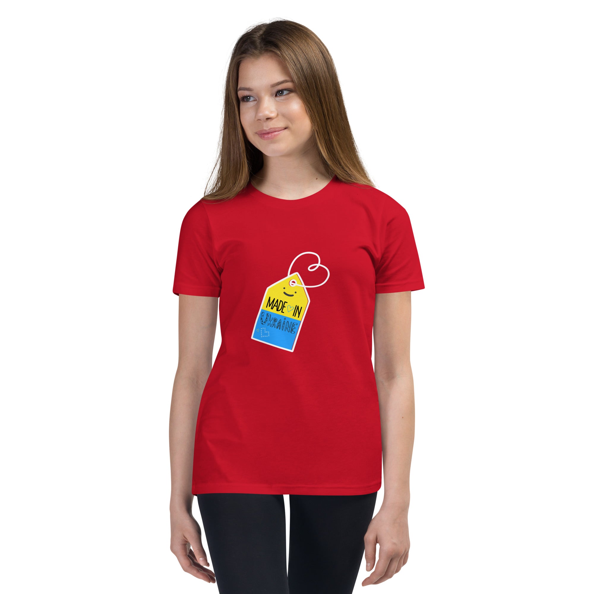 Youth Short Sleeve T-Shirt "Made in Ukraine"