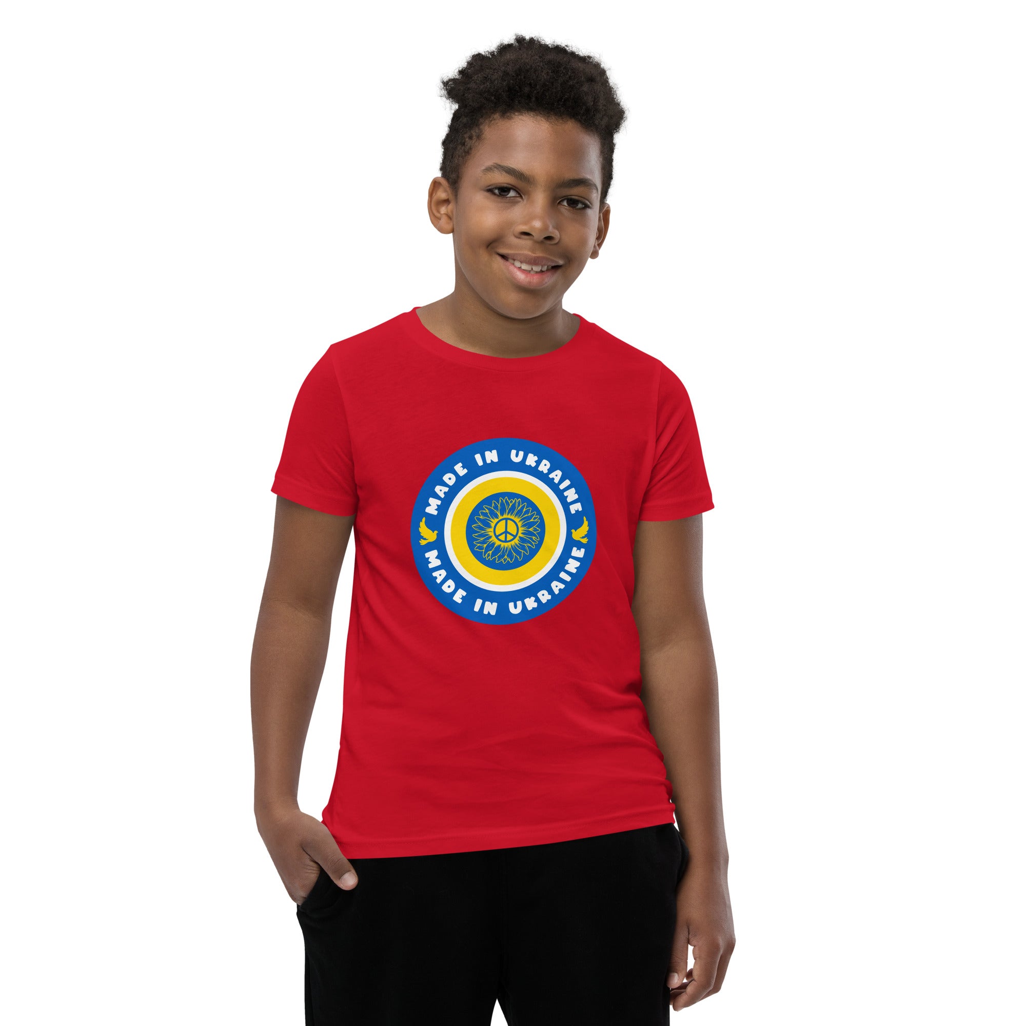 Youth Short Sleeve T-Shirt "Made in Ukraine"