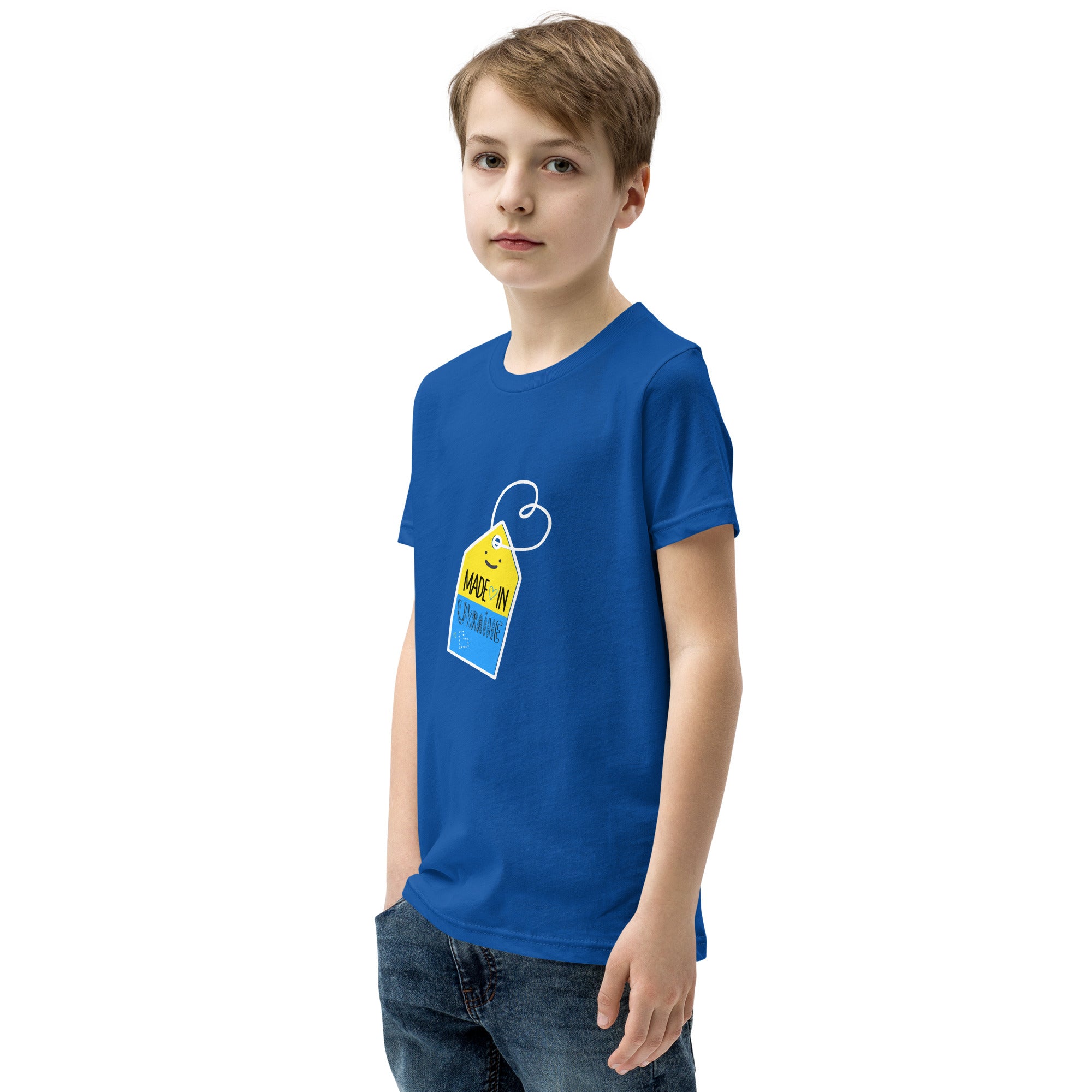 Youth Short Sleeve T-Shirt "Made in Ukraine"