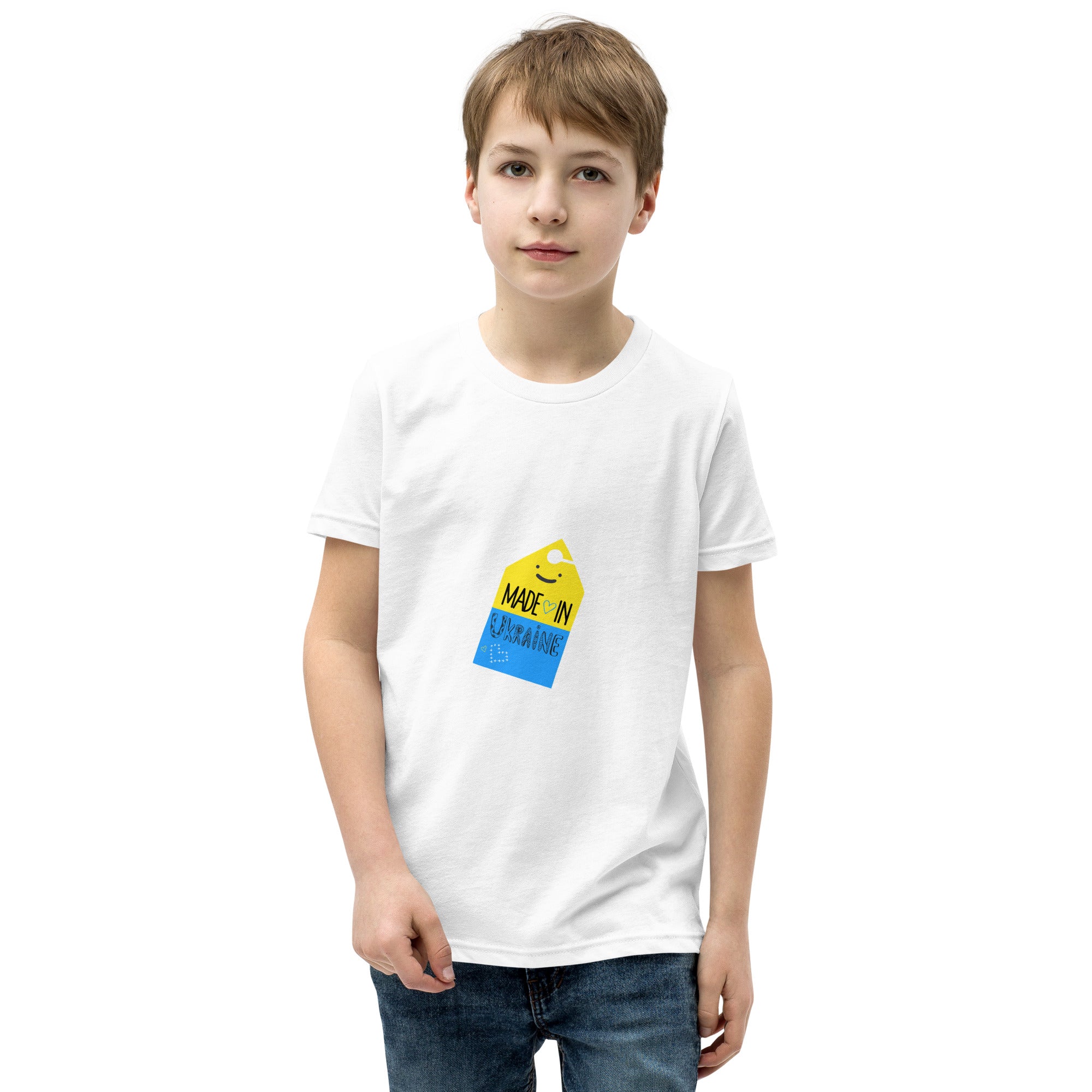 Youth Short Sleeve T-Shirt "Made in Ukraine"