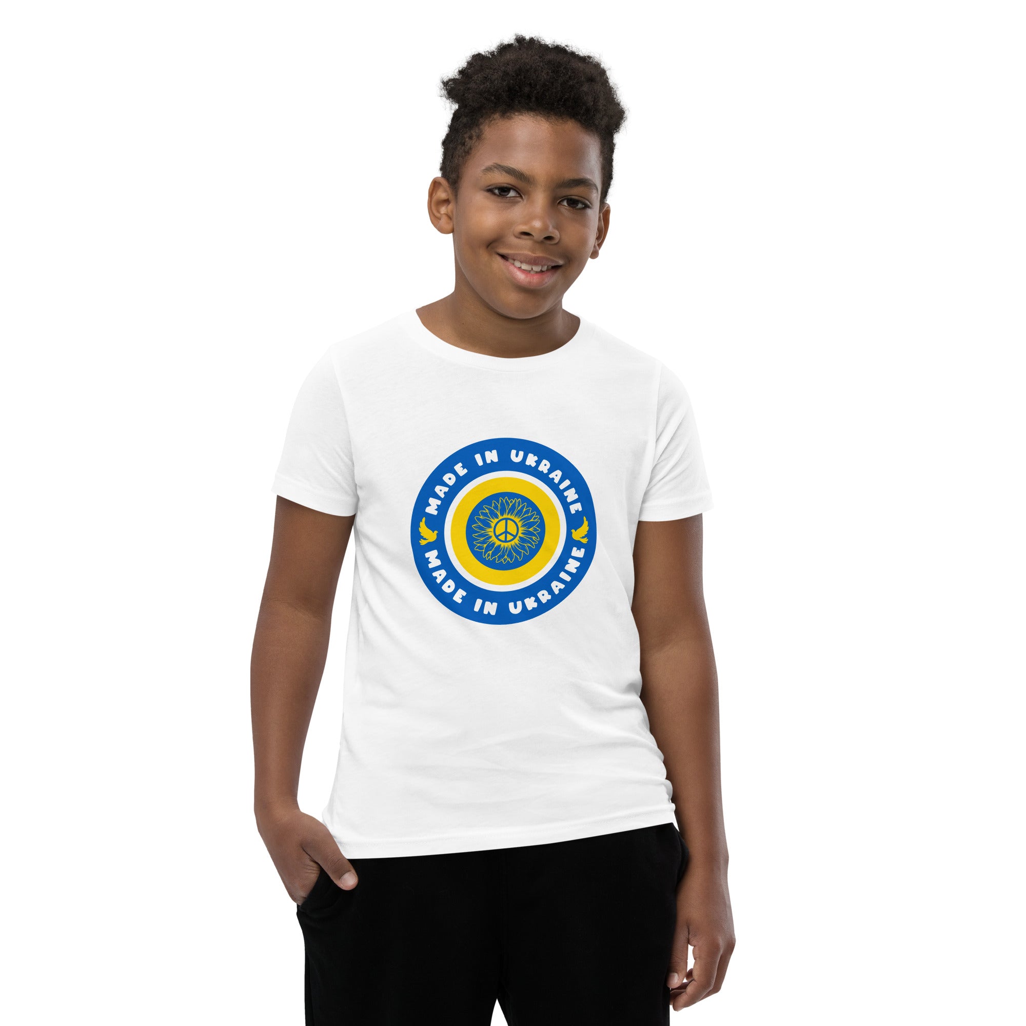 Youth Short Sleeve T-Shirt "Made in Ukraine"