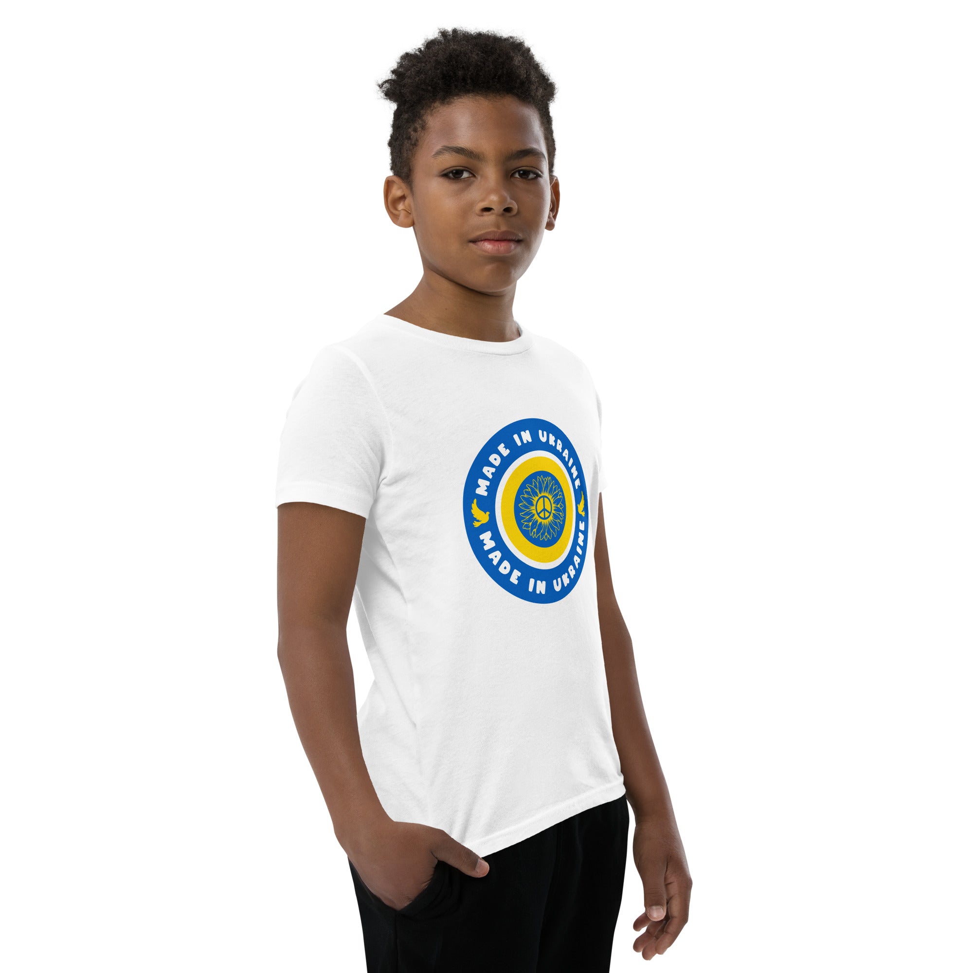 Youth Short Sleeve T-Shirt "Made in Ukraine"